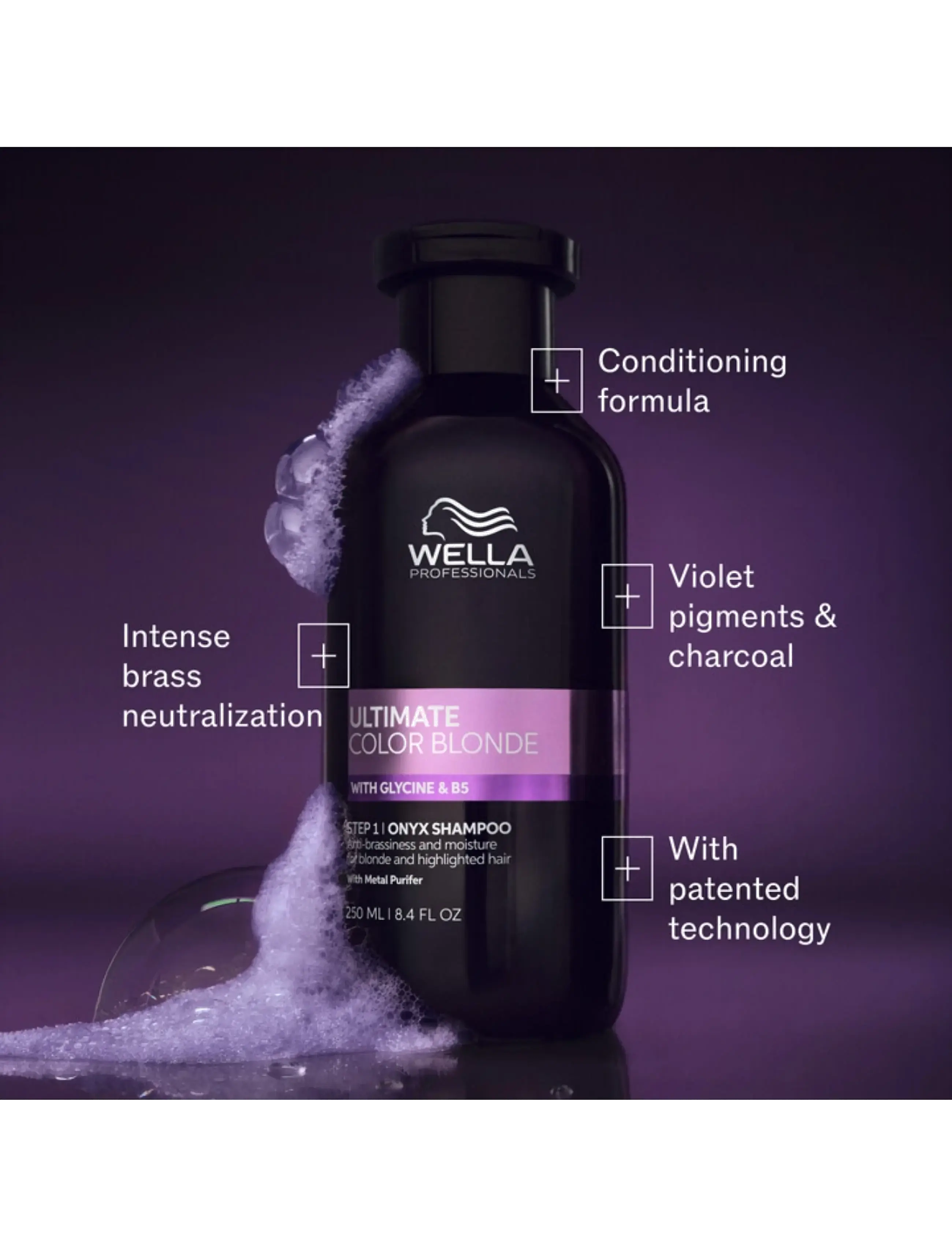 Wella Professionals - Wella Professionals Ultimate Color Blonde Shampoo 250ml - silvershampoo - no color - 1