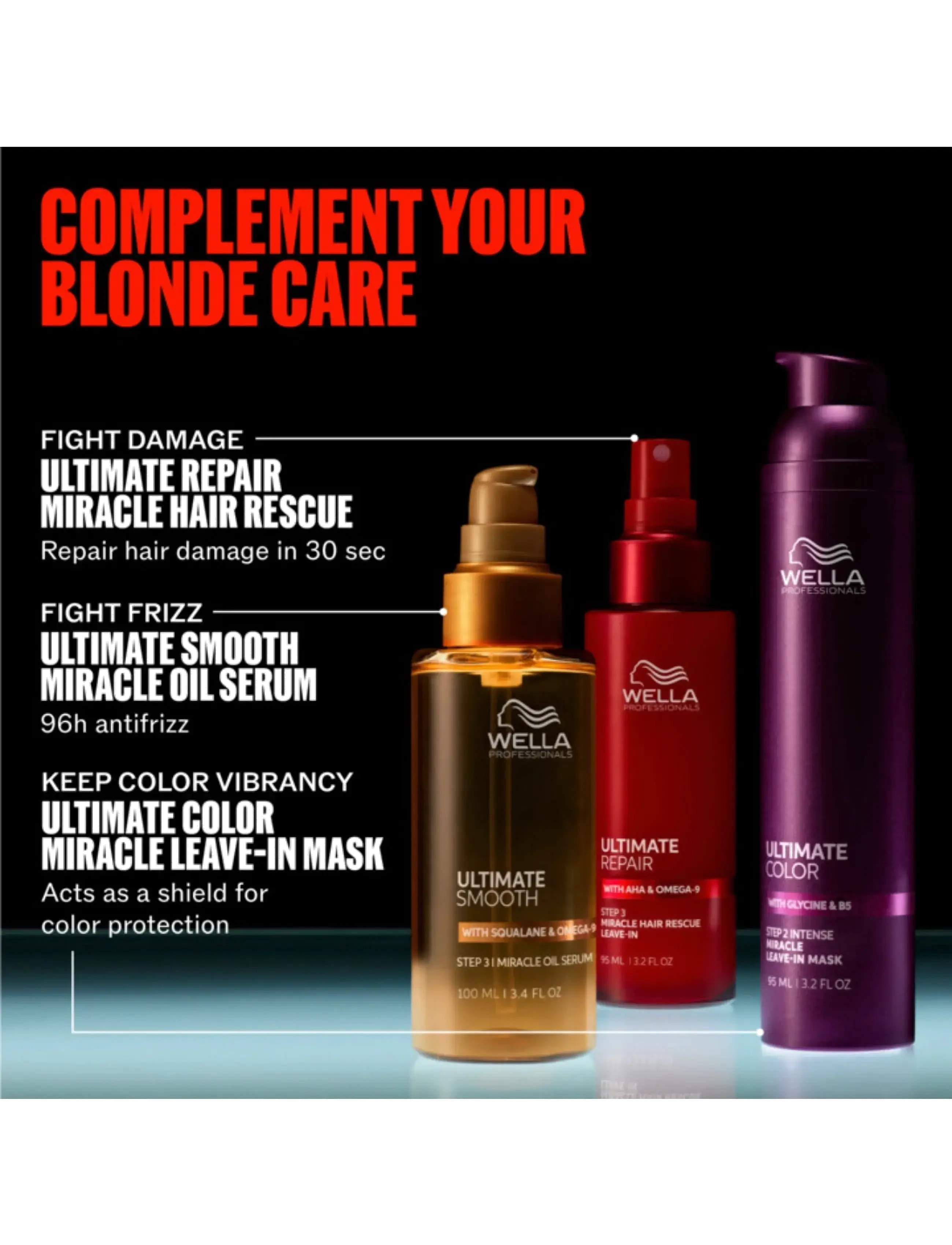 Wella Professionals - Wella Professionals Ultimate Color Blonde Shampoo 1000ml - silvershampoo - no color - 4