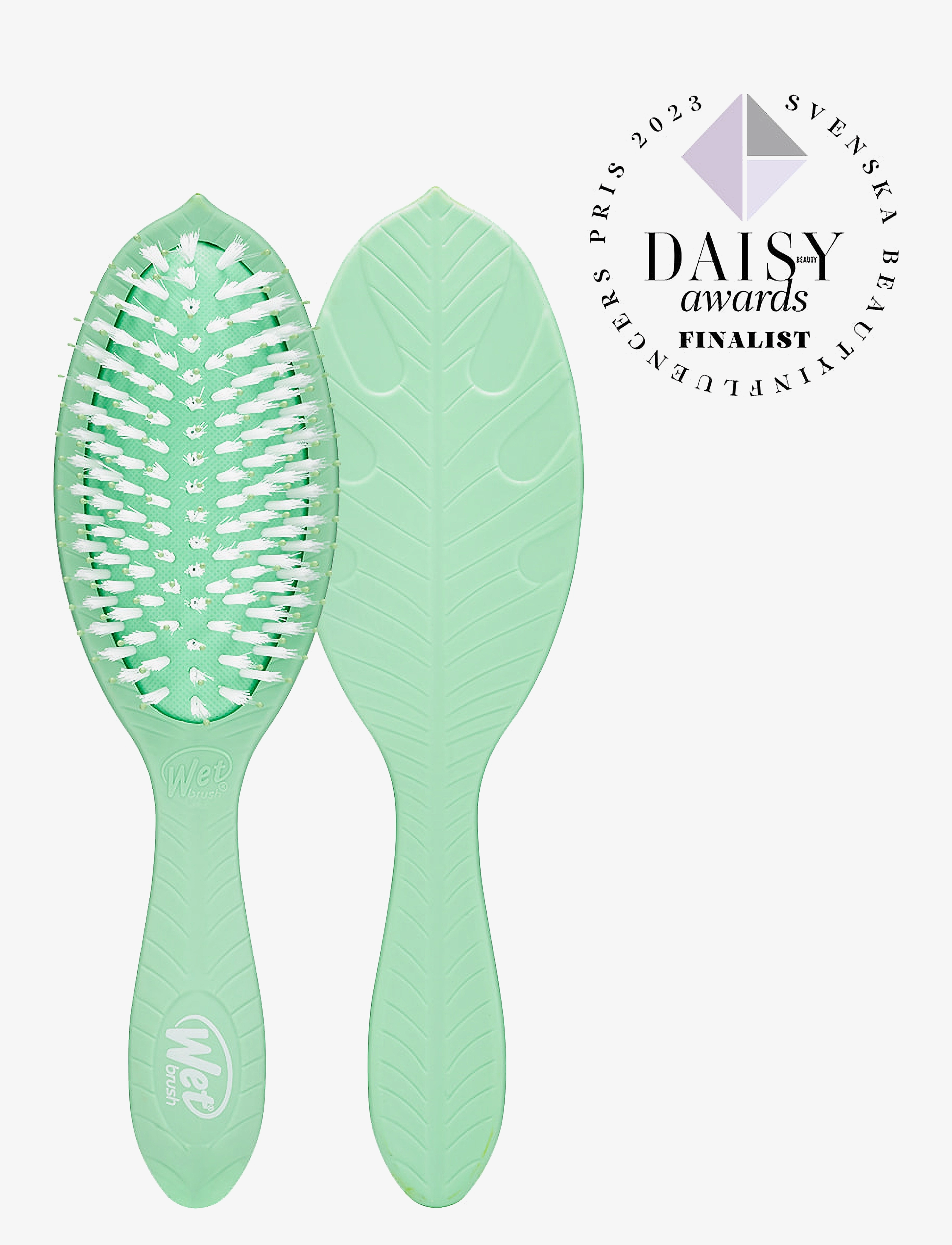 Wetbrush Go Green Treatment And Shine Tea Tree Oil - Udredningsbørster - TEA TREE OIL / green