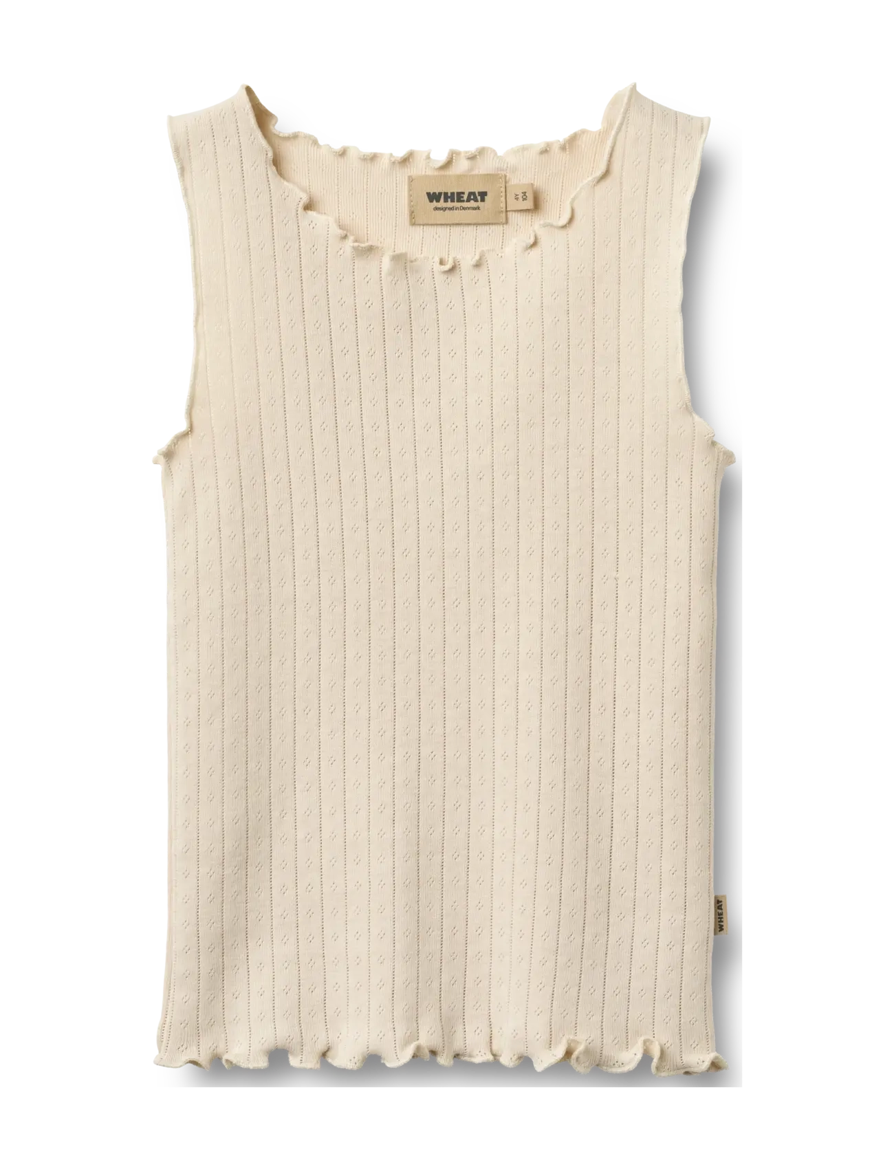 Wheat Top Milly - Toppar & T-shirts - ALMOND PEACH / yellow