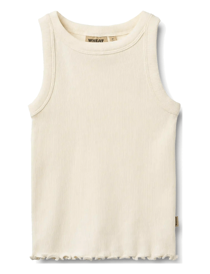 Wheat - Rib Top Minka - Ærmeløs undertrøje - ivory - 0