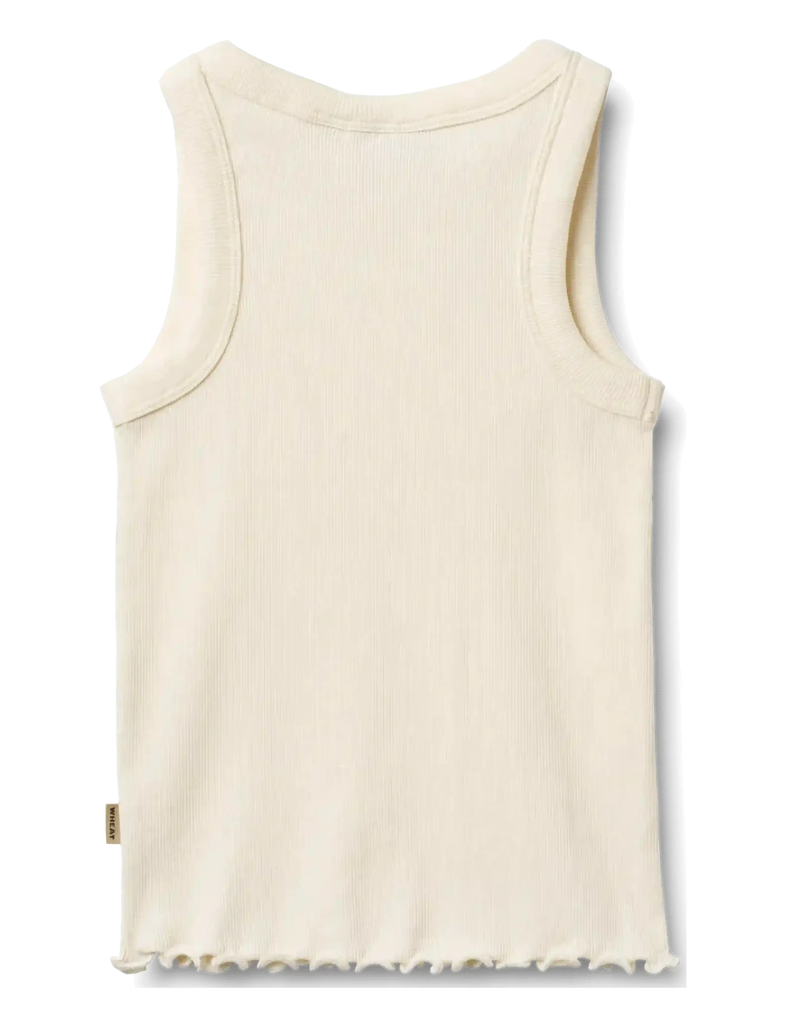 Wheat - Rib Top Minka - Ærmeløse - ivory - 1