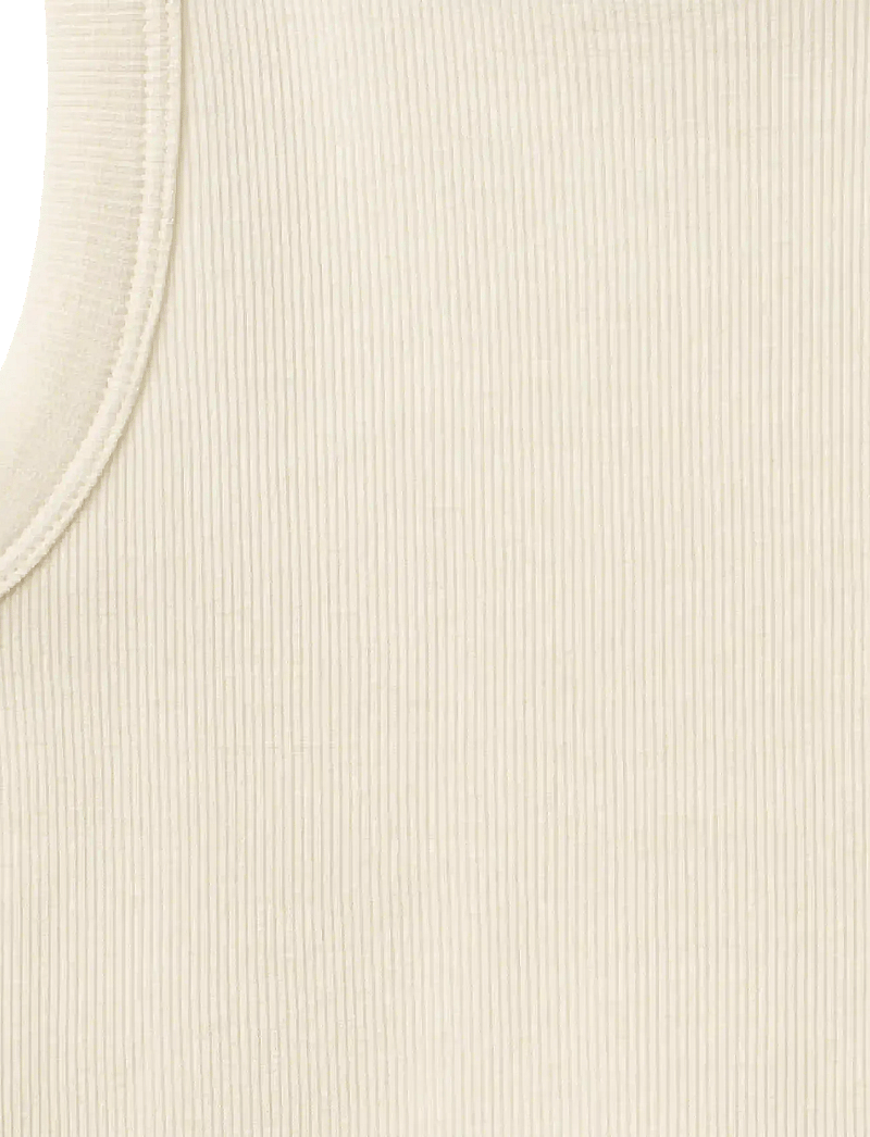 Wheat - Rib Top Minka - Ærmeløs undertrøje - ivory - 2