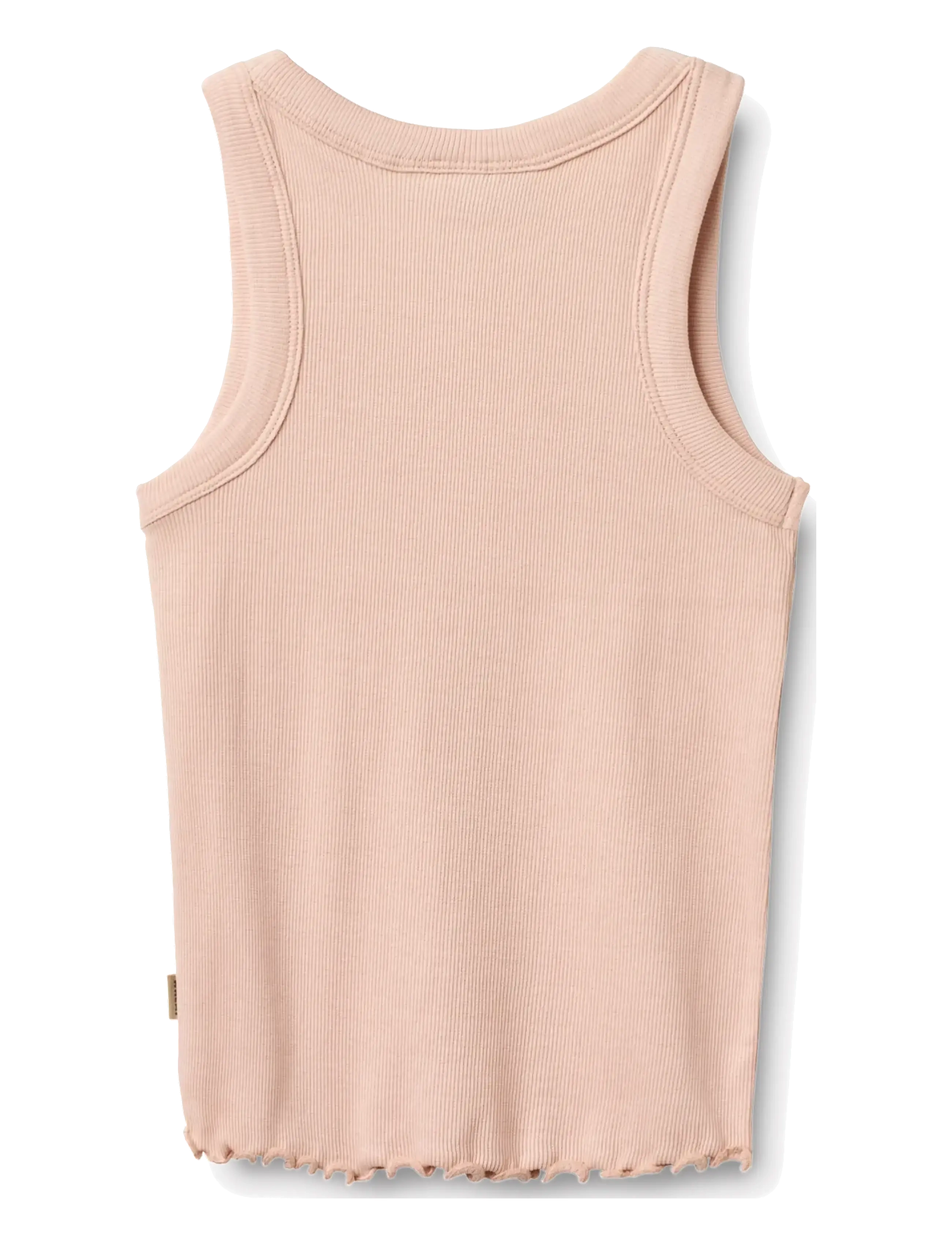 Wheat - Rib Top Minka - Ærmeløse - powder - 1