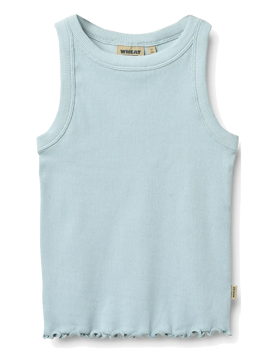 Wheat - Rib Top Minka - Õlapaeltega topid - summer sky - 0