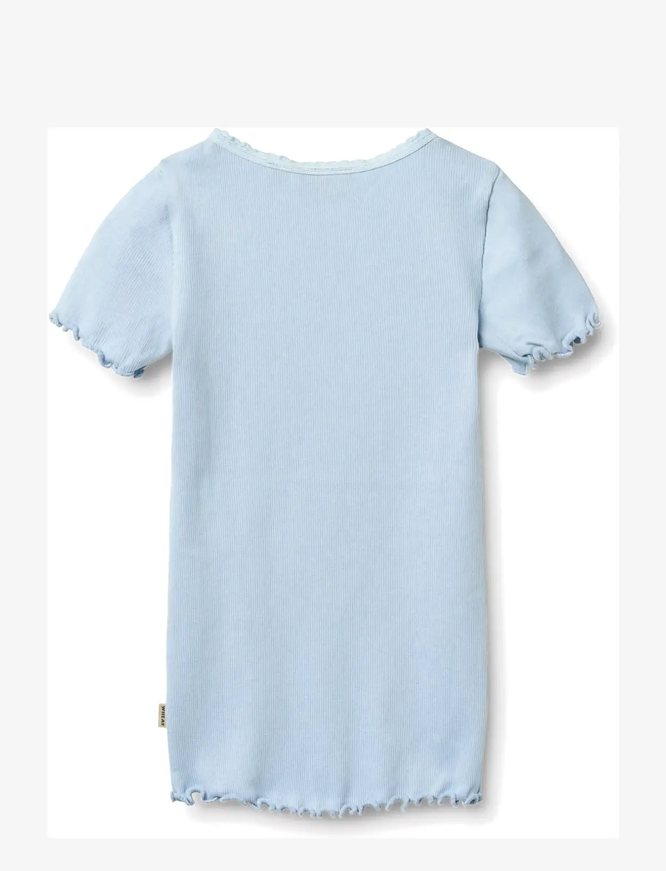 Wheat - Rib T-shirt S/S Katie - short-sleeved t-shirts - air - 1