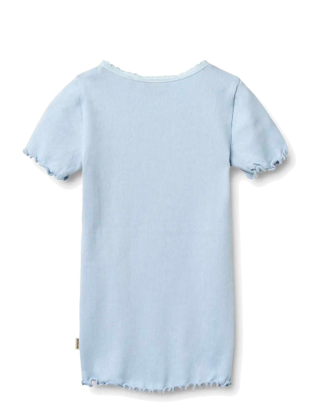 Wheat - Rib T-shirt S/S Katie - lühikeste varrukatega t-särgid - air - 1
