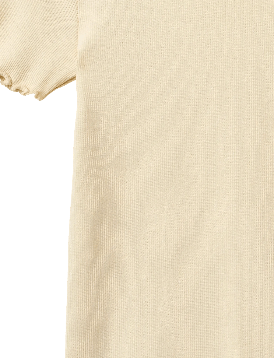 Wheat - Rib T-shirt S/S Katie - lühikeste varrukatega t-särgid - barely apricot - 2