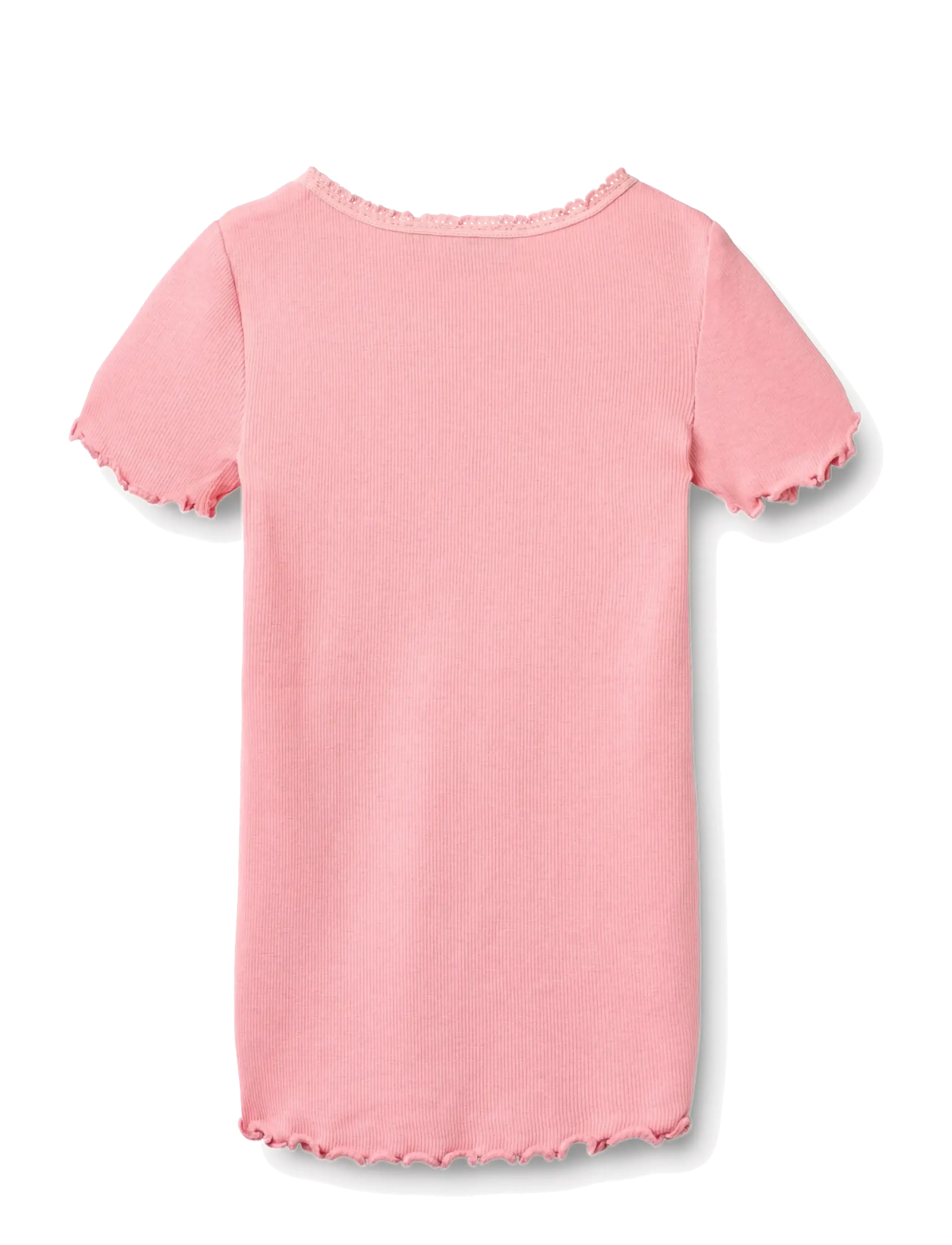 Wheat - Rib T-shirt S/S Katie - lühikeste varrukatega t-särgid - bubblegum - 1