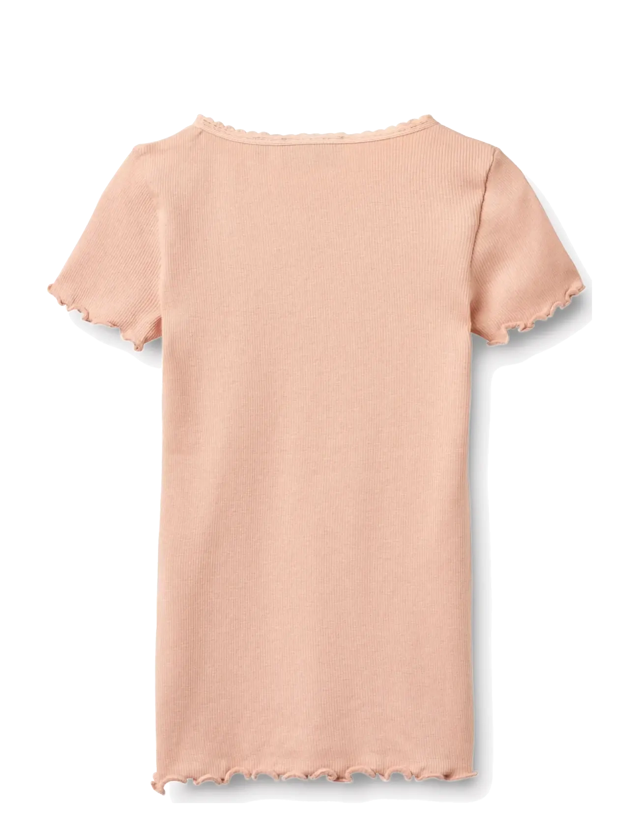 Wheat - Rib T-shirt S/S Katie - lühikeste varrukatega t-särgid - rose cloud - 1