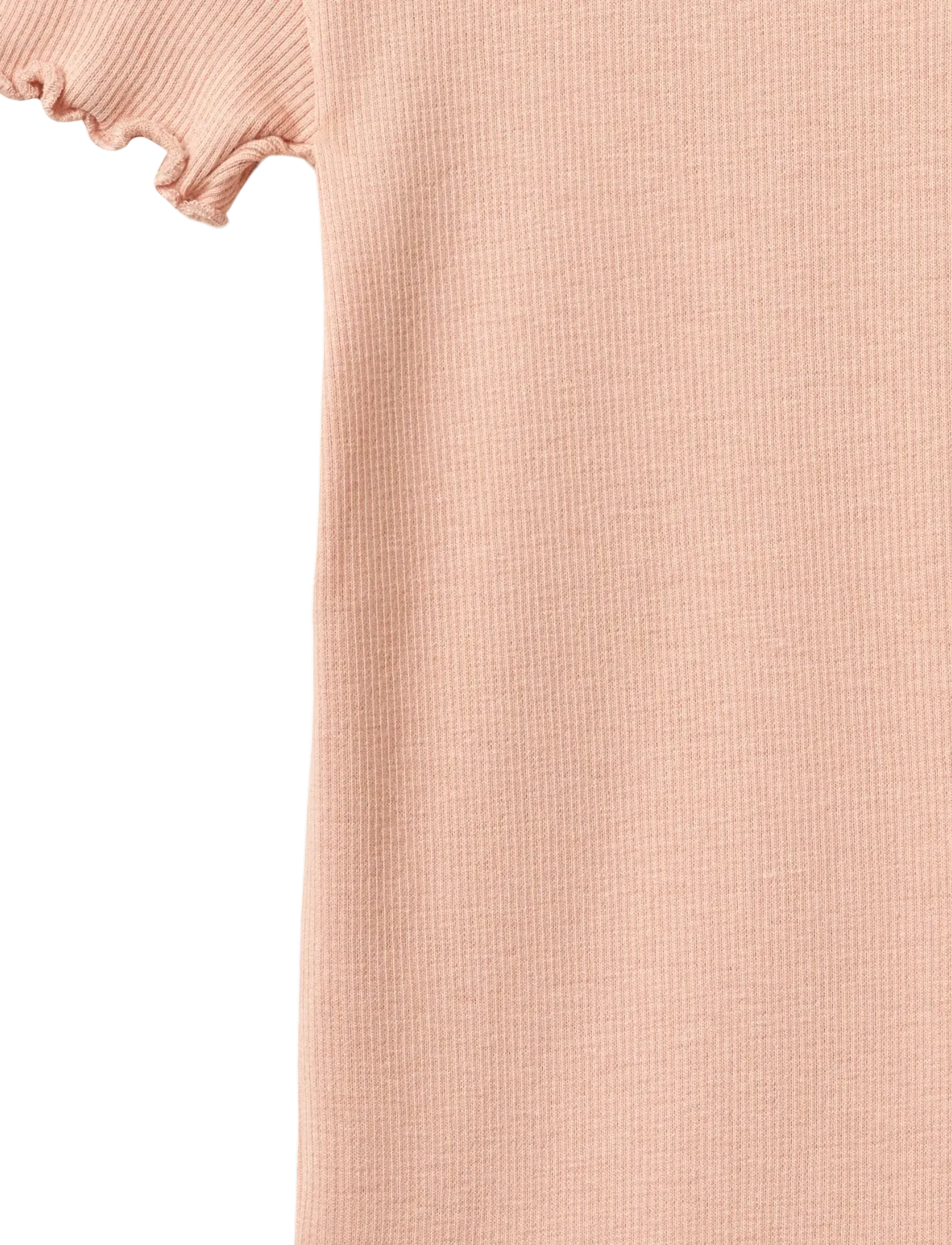 Wheat - Rib T-shirt S/S Katie - lühikeste varrukatega t-särgid - rose cloud - 2