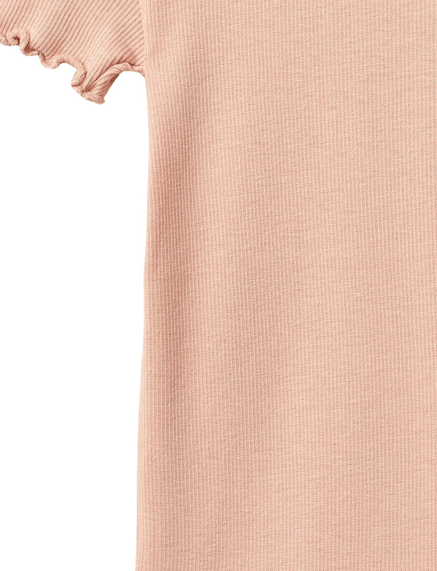 Wheat - Rib T-shirt S/S Katie - lühikeste varrukatega t-särgid - rose cloud - 2