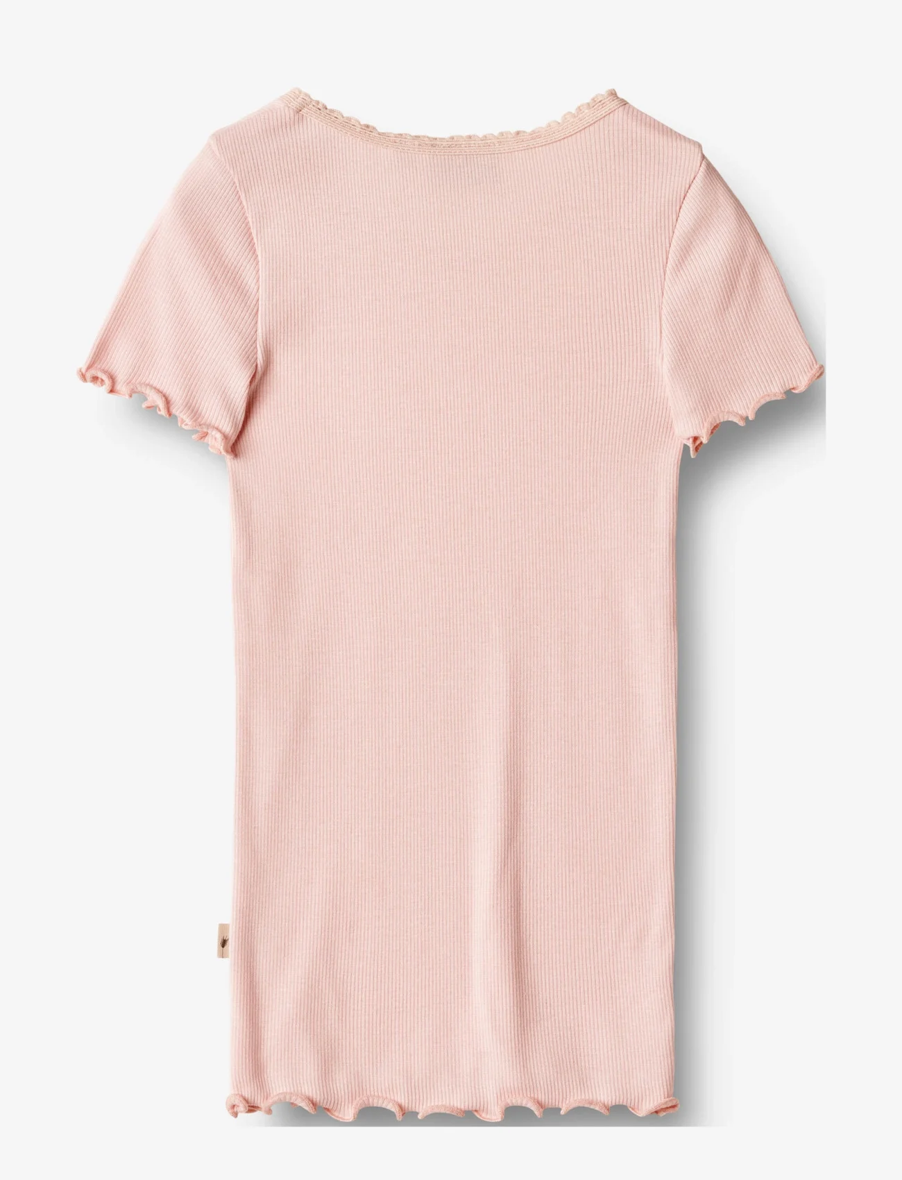 Wheat - Rib T-Shirt S/S Katie - kortermede t-skjorter - rose ballet - 1