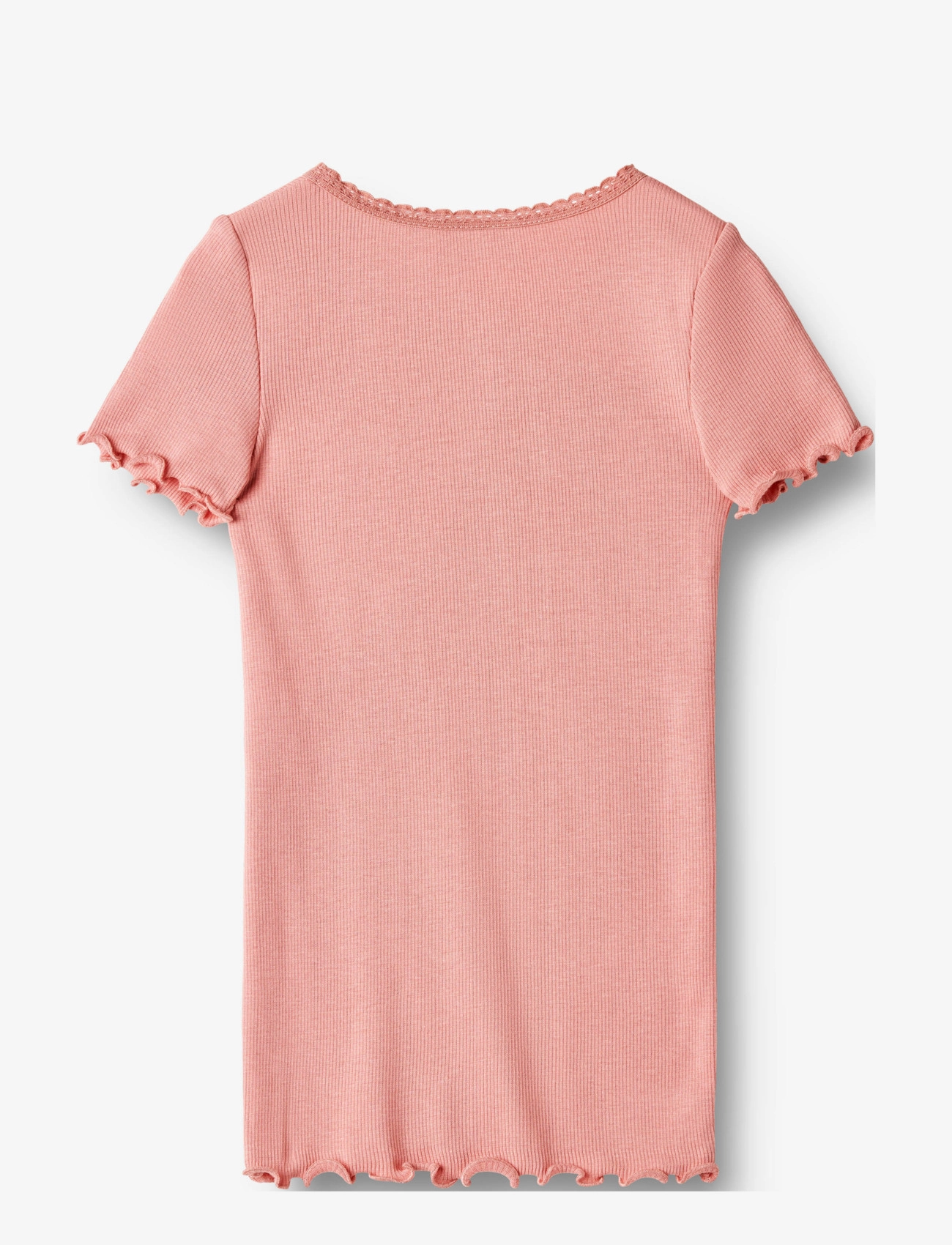 Wheat - Rib T-Shirt S/S Katie - rosette - 1
