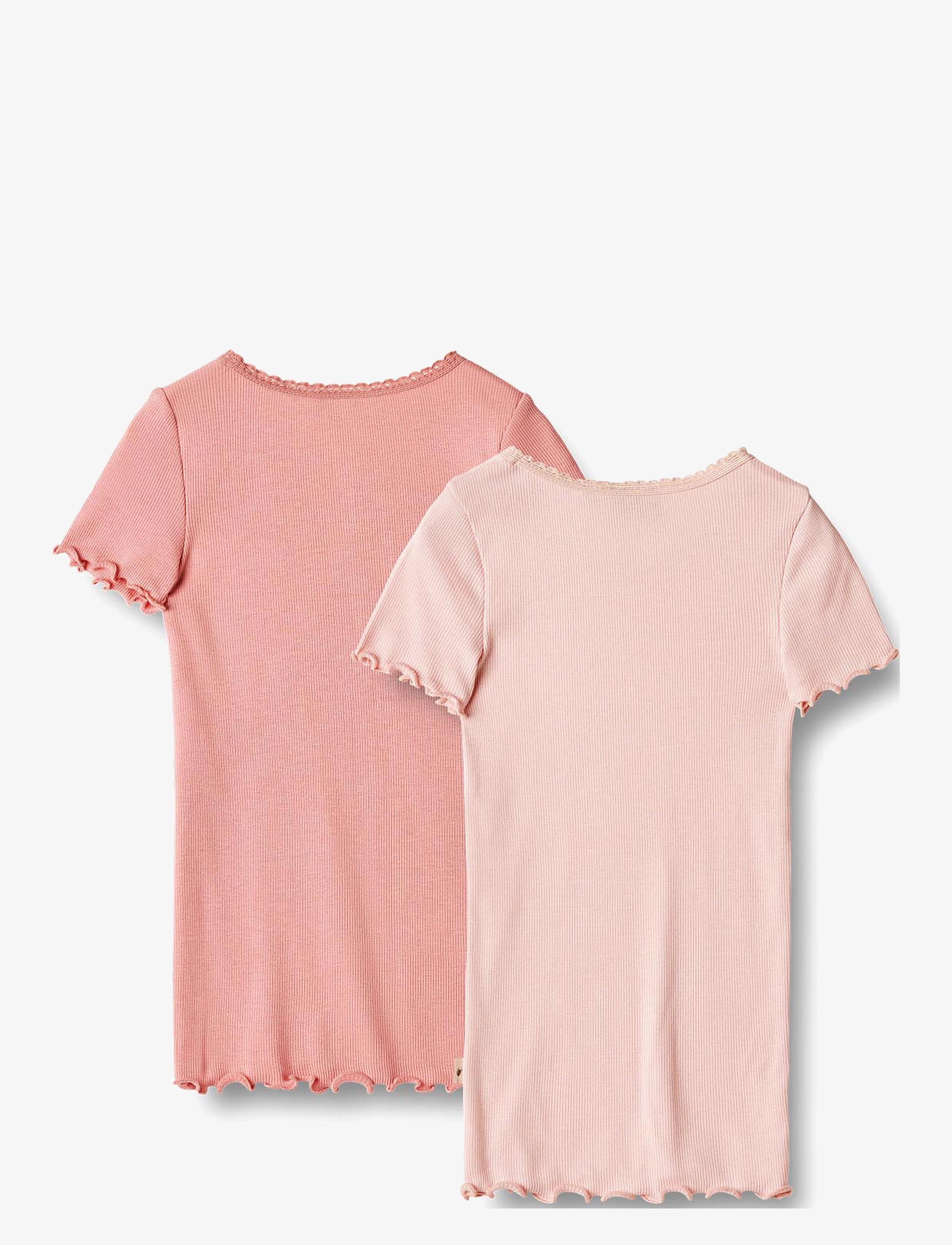 Wheat - 2 Rib T-Shirt S/S Katie - rosette ballet - 1