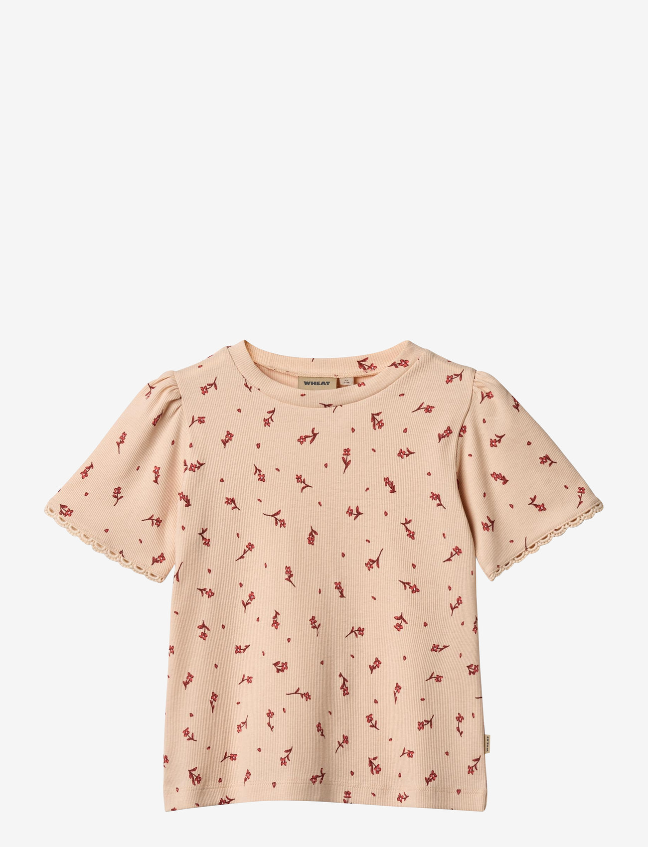 Wheat - T-Shirt S/S Iris - herbstliche kleidung - rose water flowers - 0