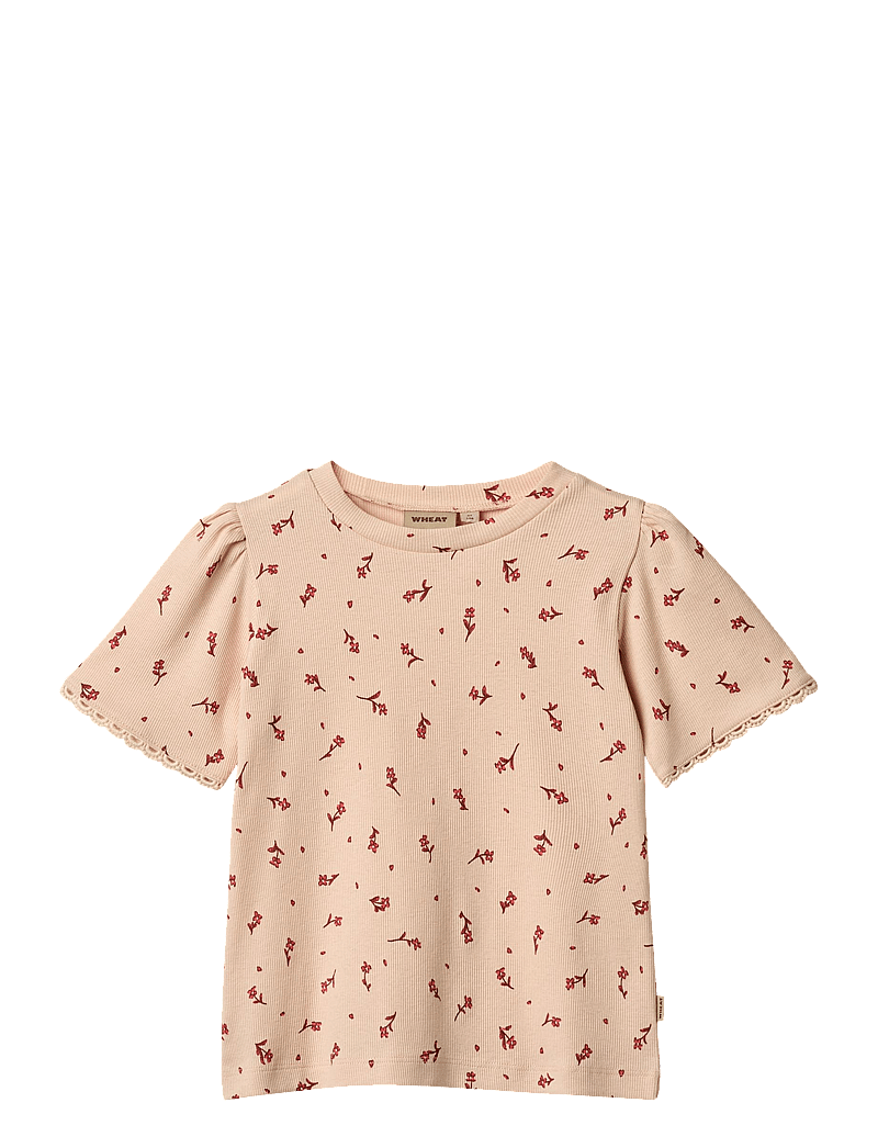 Wheat - T-Shirt S/S Iris - kurzärmelige - rose water flowers - 0