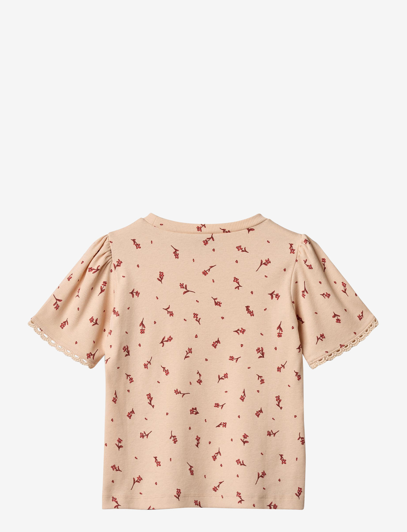 Wheat - T-Shirt S/S Iris - herbstliche kleidung - rose water flowers - 1