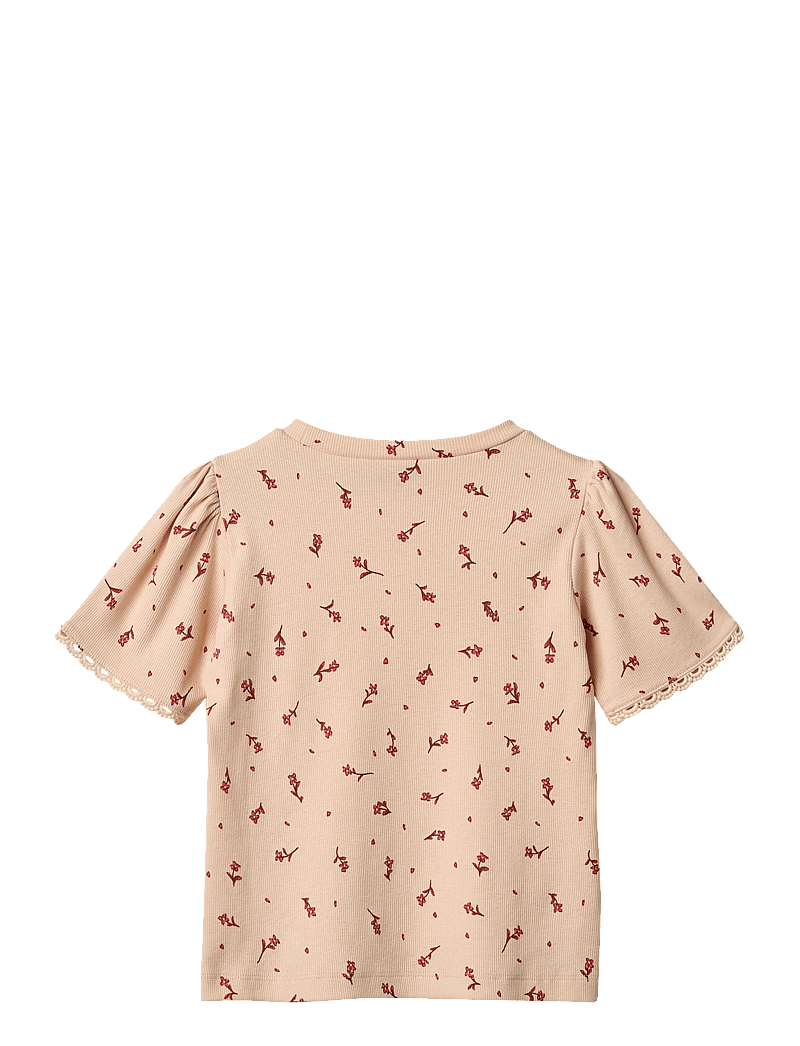Wheat - T-Shirt S/S Iris - kurzärmelige - rose water flowers - 1