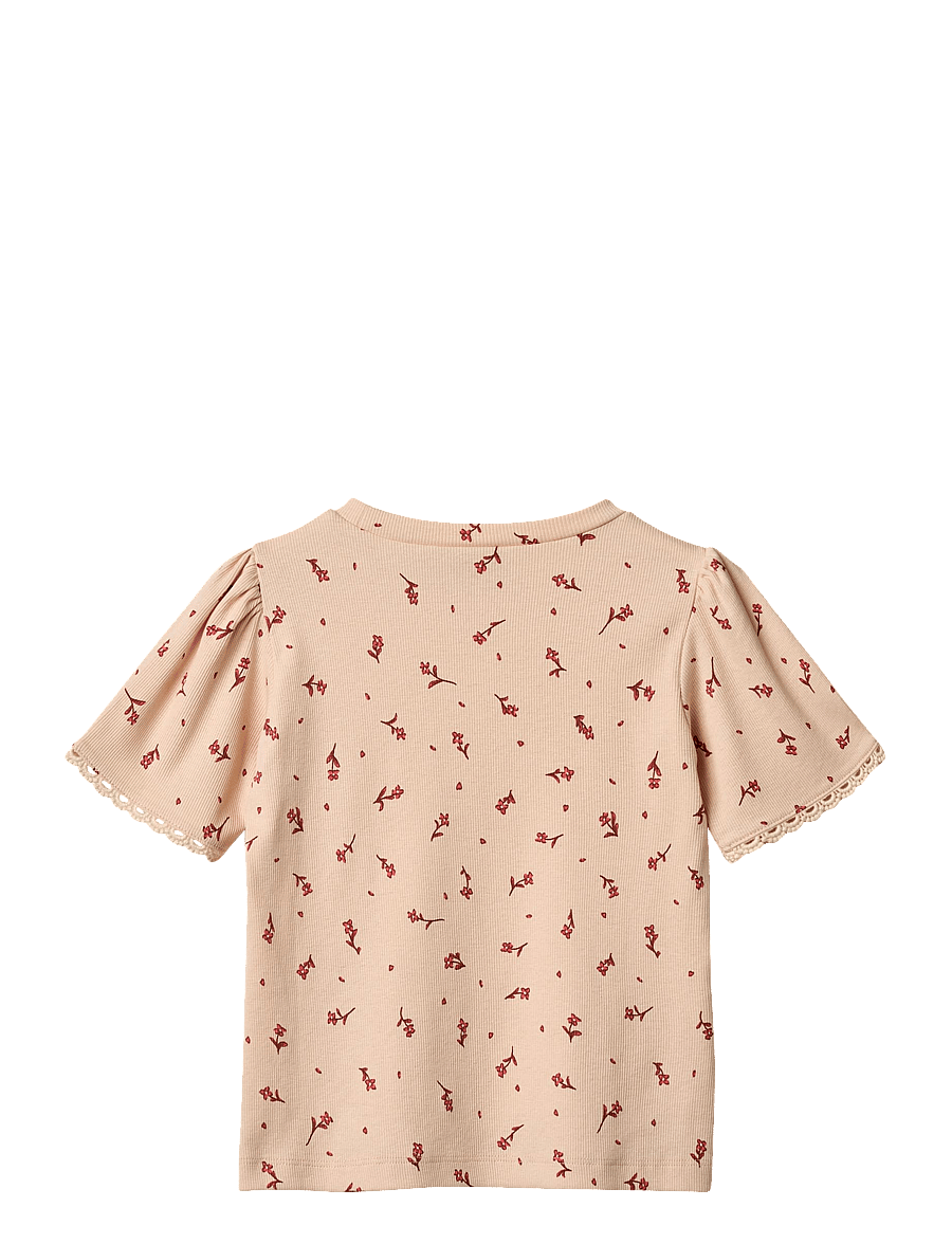 Wheat - T-Shirt S/S Iris - kurzärmelige - rose water flowers - 1