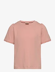 Wheat - T-Shirt S/S Iris - kortærmede t-shirts - soft coral - 0