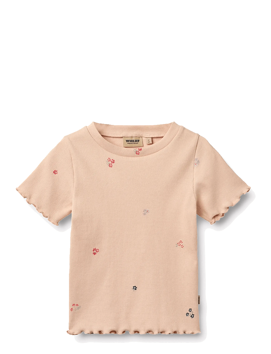 Wheat - Set T-shirt S/S & Pants Alicia - sett með stuttermabol - rose flowers - 2