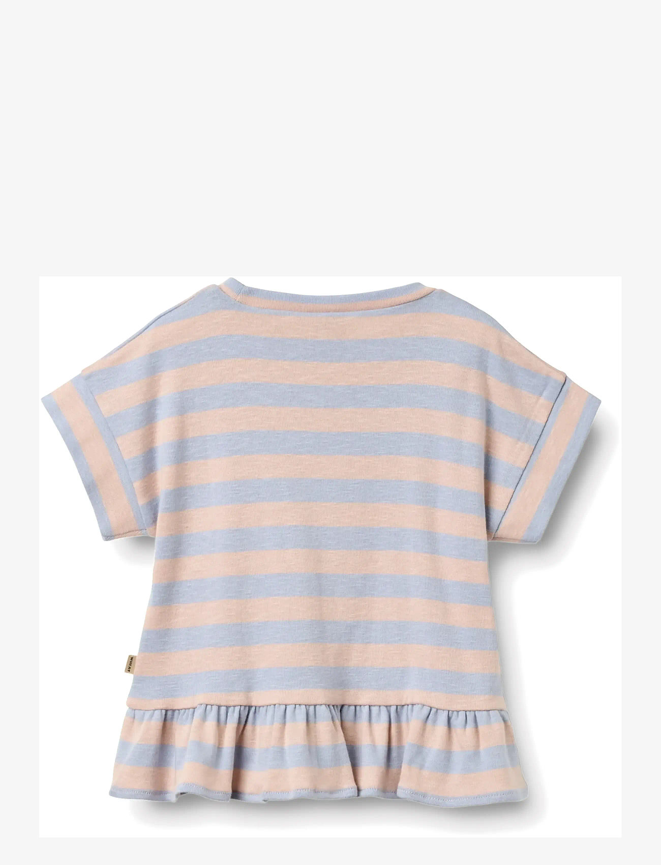 Wheat - T-shirt S/S Marie - kortærmede t-shirts - powder stripe - 1