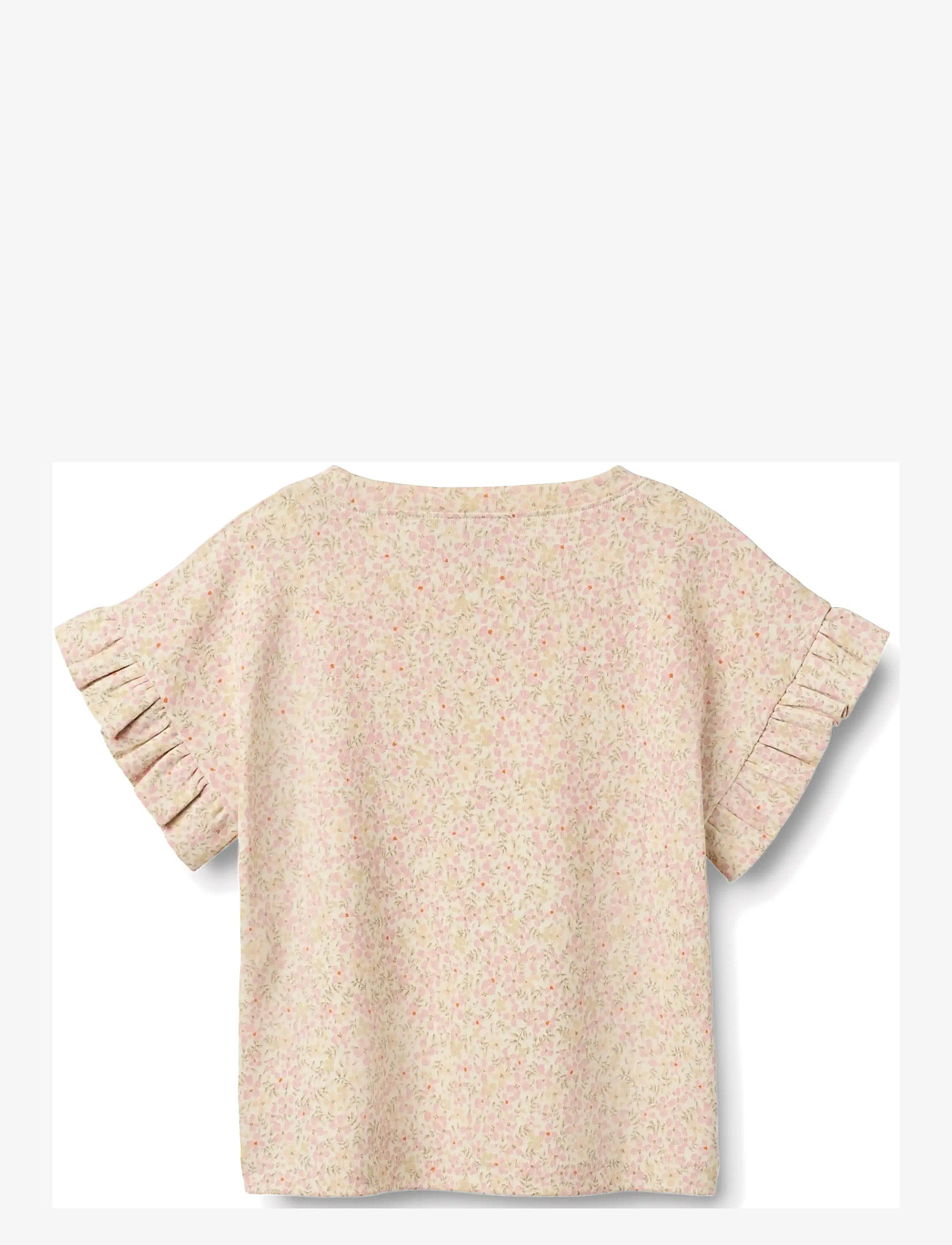 Wheat - T-shirt S/S Ally - kortærmede t-shirts - coral flowers - 1