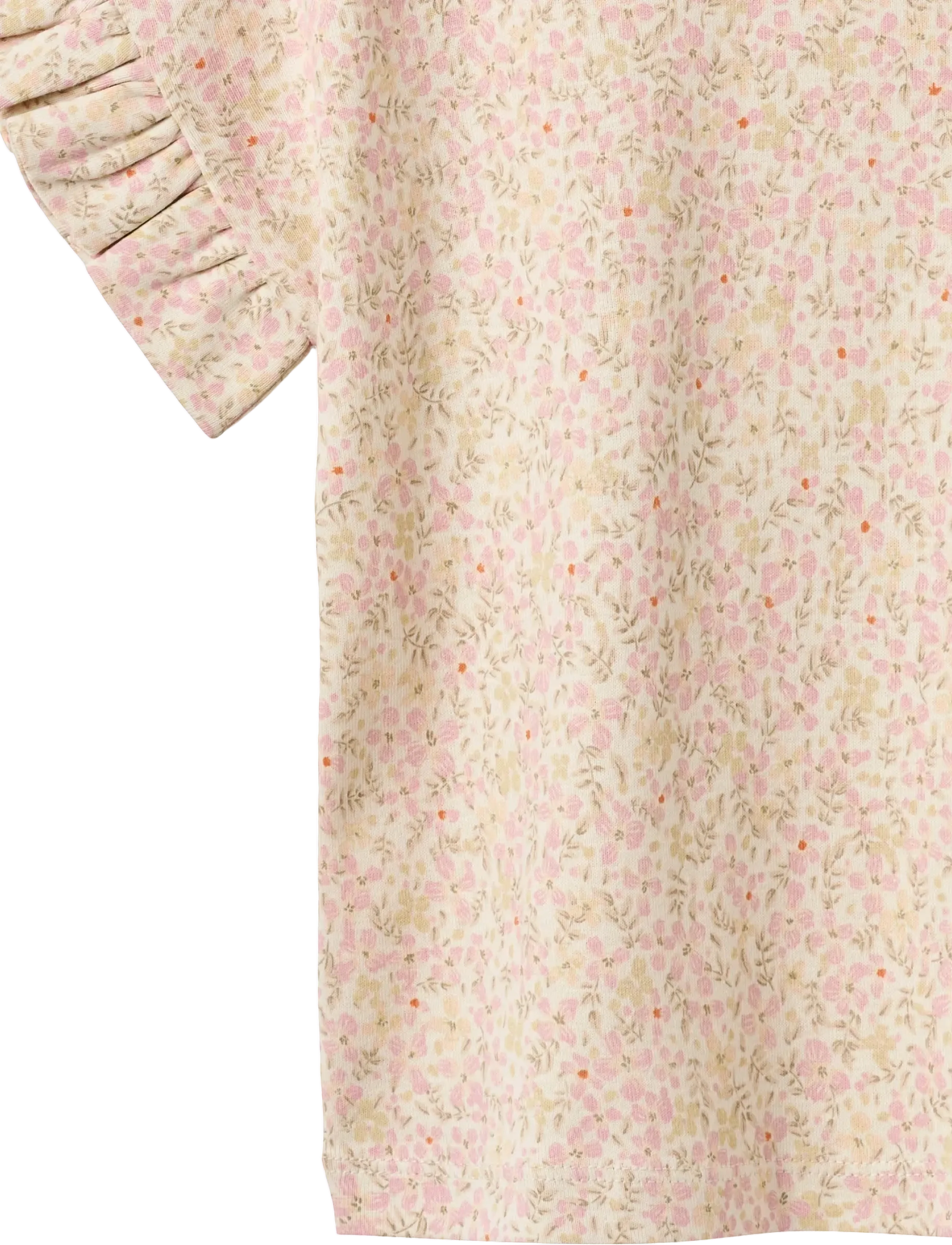 Wheat - T-shirt S/S Ally - kortärmade t-shirts - coral flowers - 2