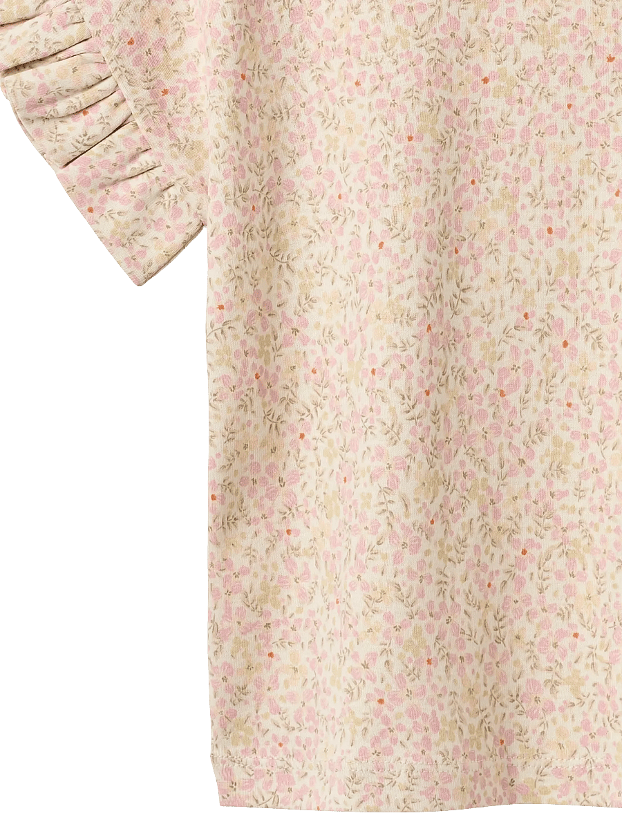 Wheat - T-shirt S/S Ally - kortärmade t-shirts - coral flowers - 2