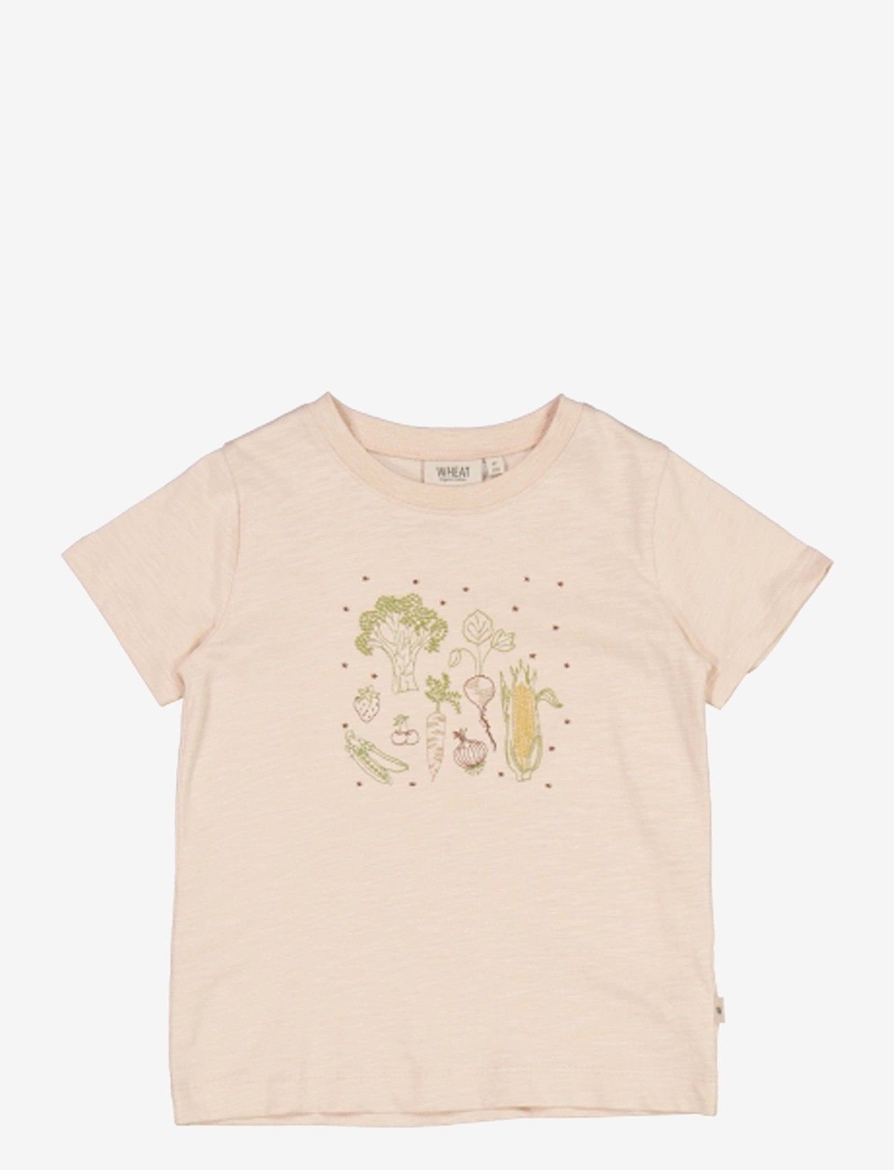 Wheat - T-Shirt Vegetables Embroidery - rose dust - 0
