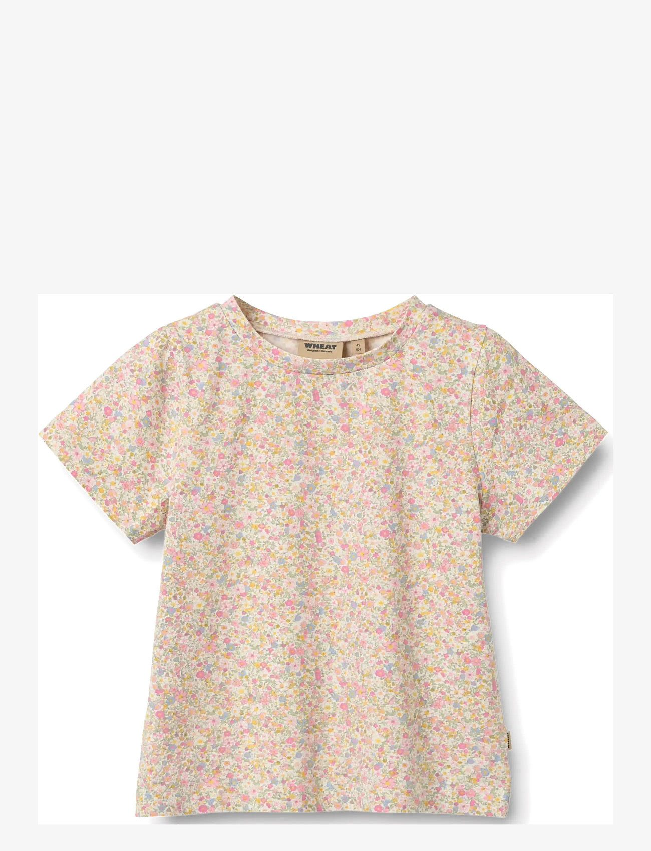 Wheat - T-Shirt S/S Manna - kortærmede t-shirts - blush flower meadow - 0
