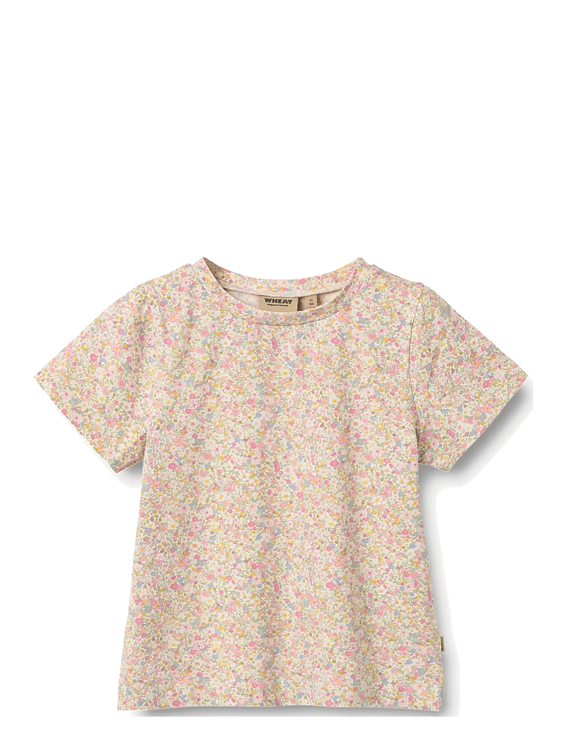 Wheat - T-Shirt S/S Manna - lühikeste varrukatega t-särgid - blush flower meadow - 0