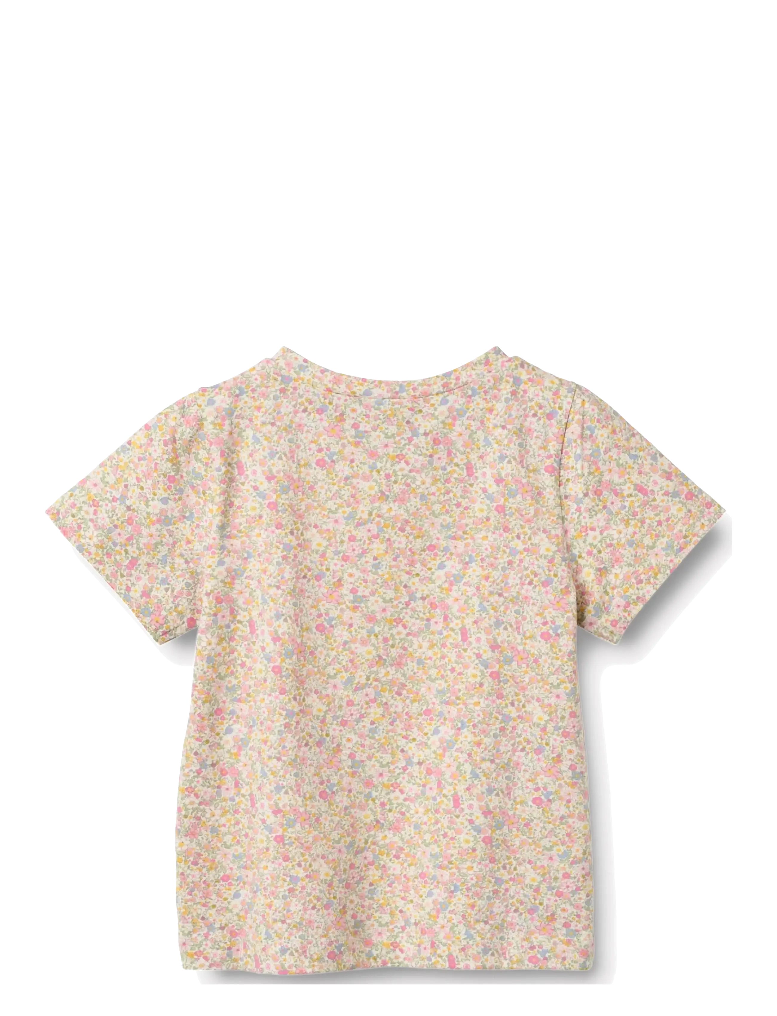Wheat - T-Shirt S/S Manna - short-sleeved t-shirts - blush flower meadow - 1