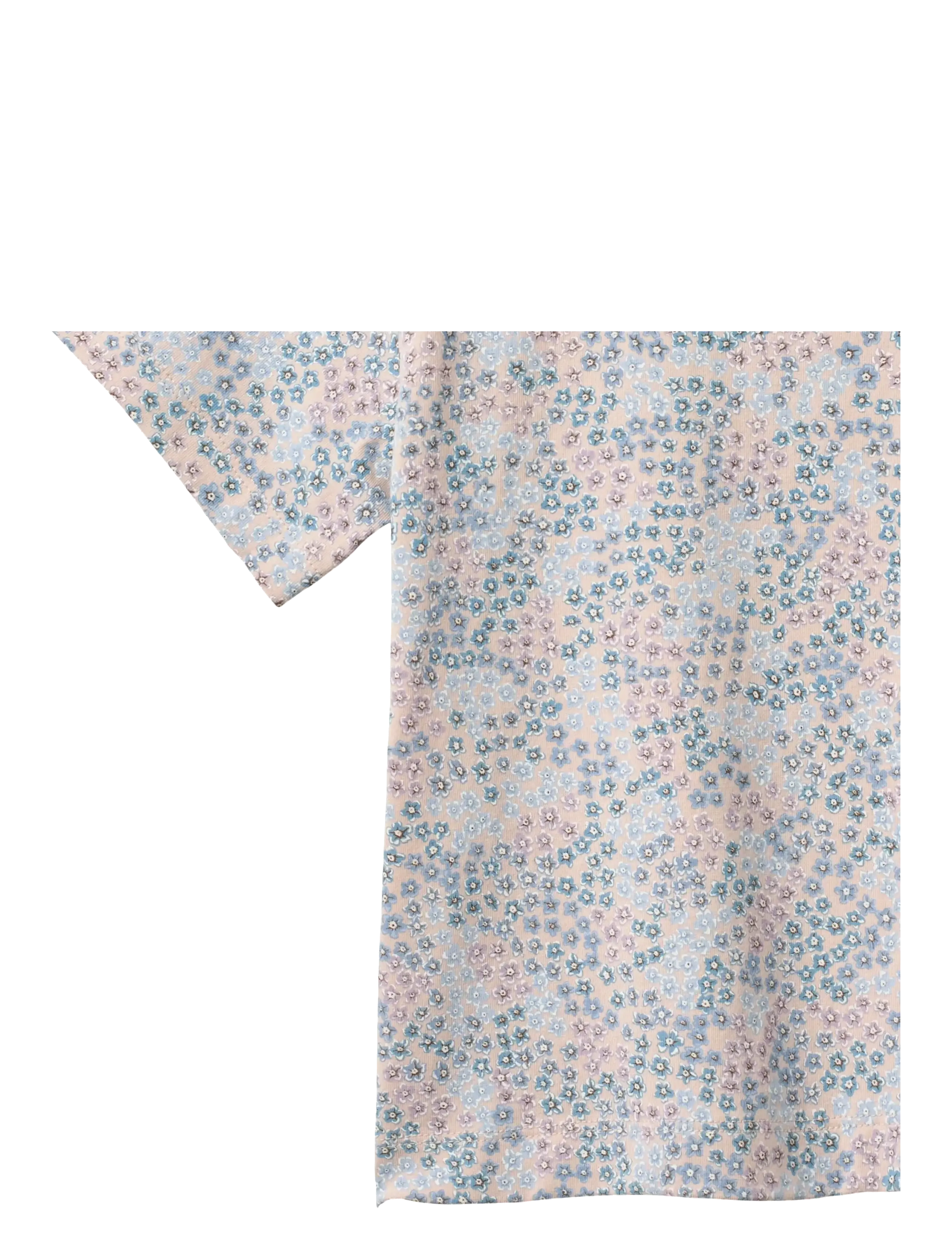 Wheat - T-shirt S/S Ella - kortärmade t-shirts - powder blue flowers - 2