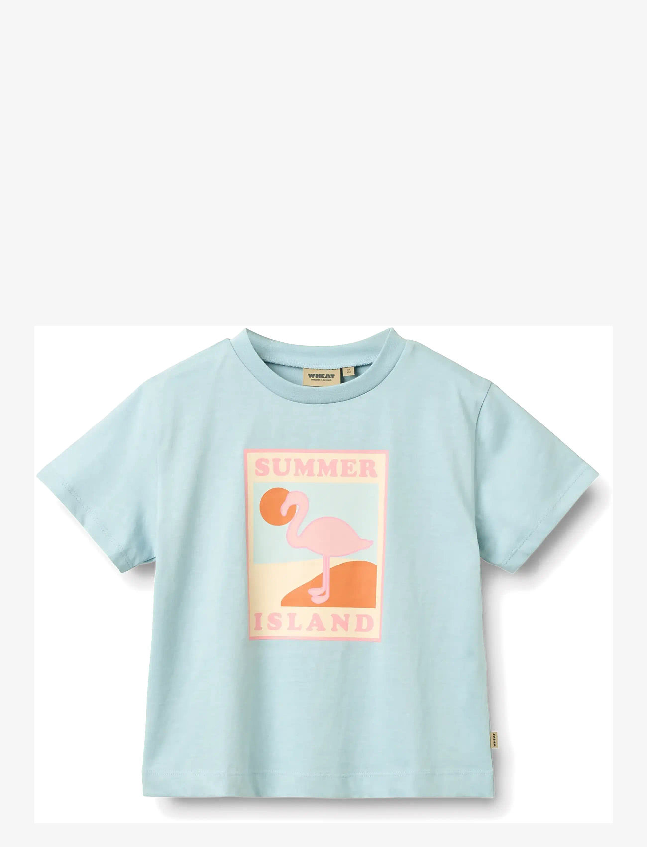 Wheat - T-shirt S/S Mirsa - kortærmede t-shirts - summer sky - 1