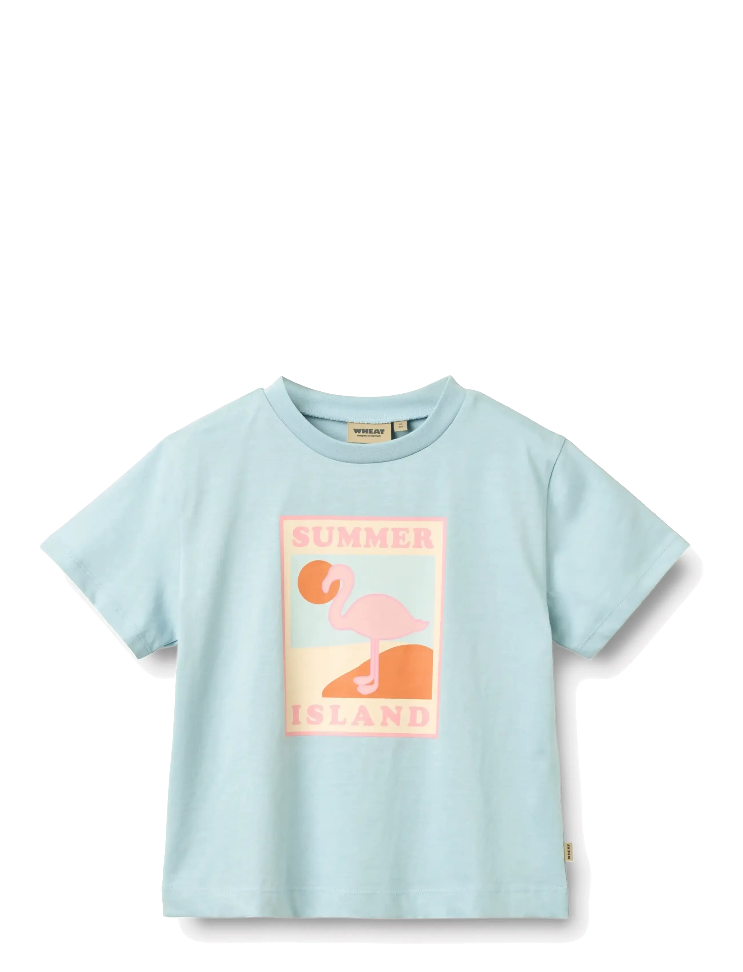 Wheat T-shirt S/S Mirsa - Tøj - SUMMER SKY / blue