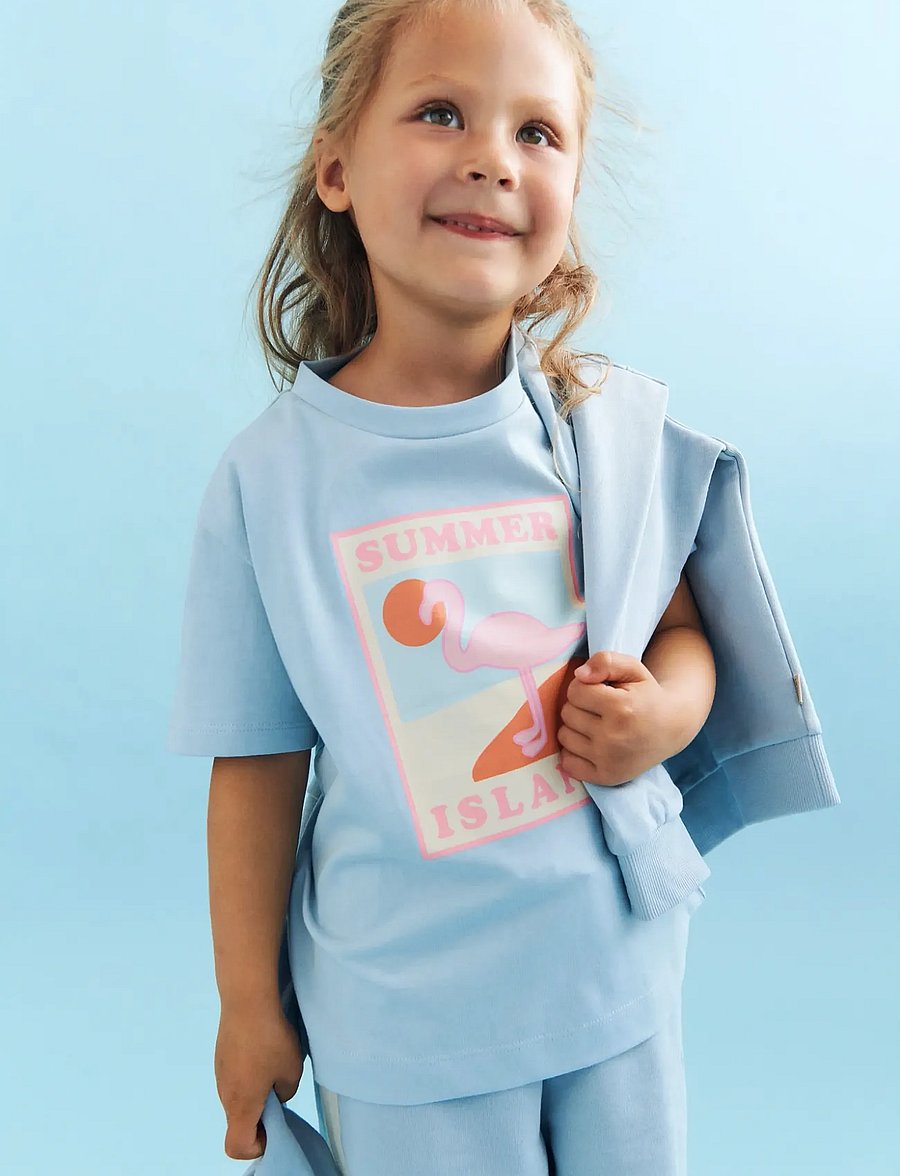 Wheat - T-shirt S/S Mirsa - lühikeste varrukatega t-särgid - summer sky - 0