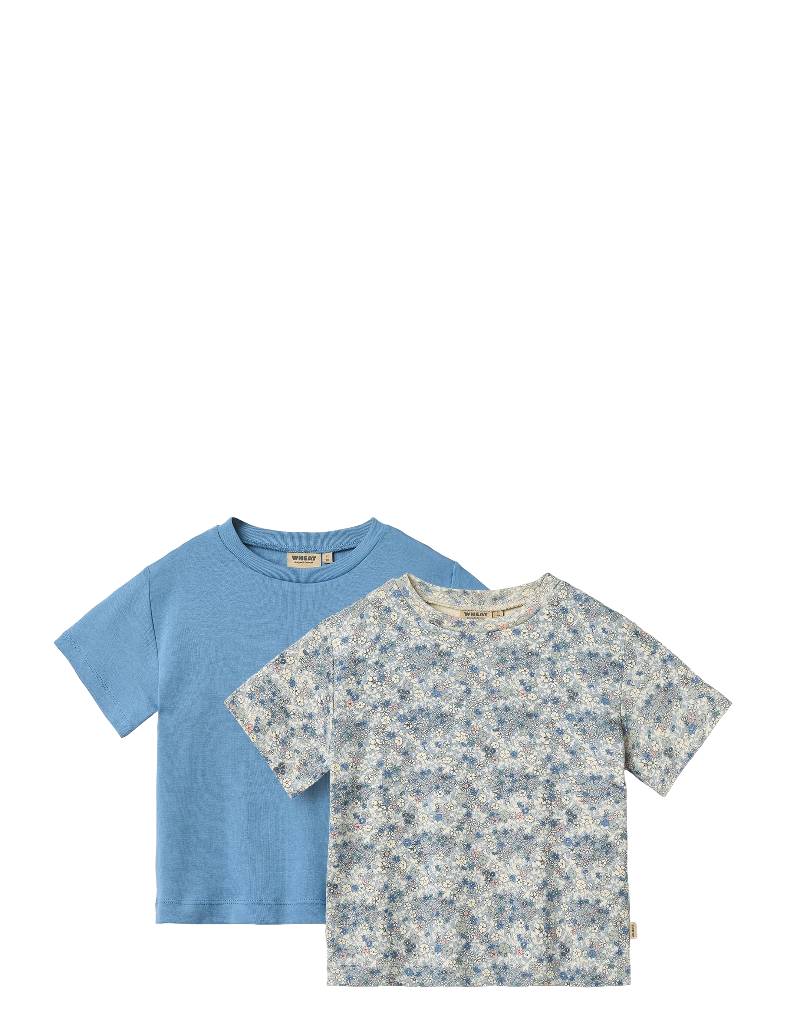 Wheat 2 T-Shirt S/S Ella - Overdele - SUMMER FLOWERS / multi