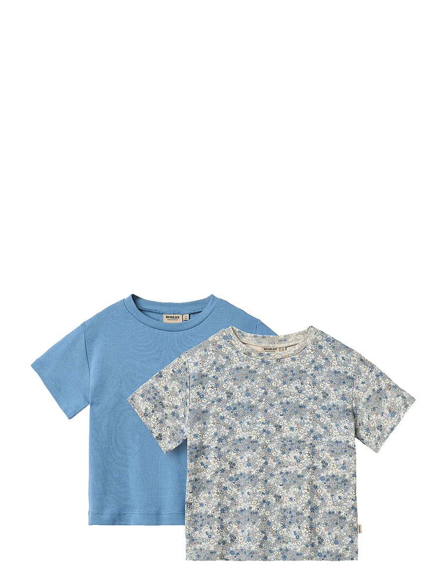 Wheat - 2 T-Shirt S/S Ella - kurzärmelige - summer flowers - 0