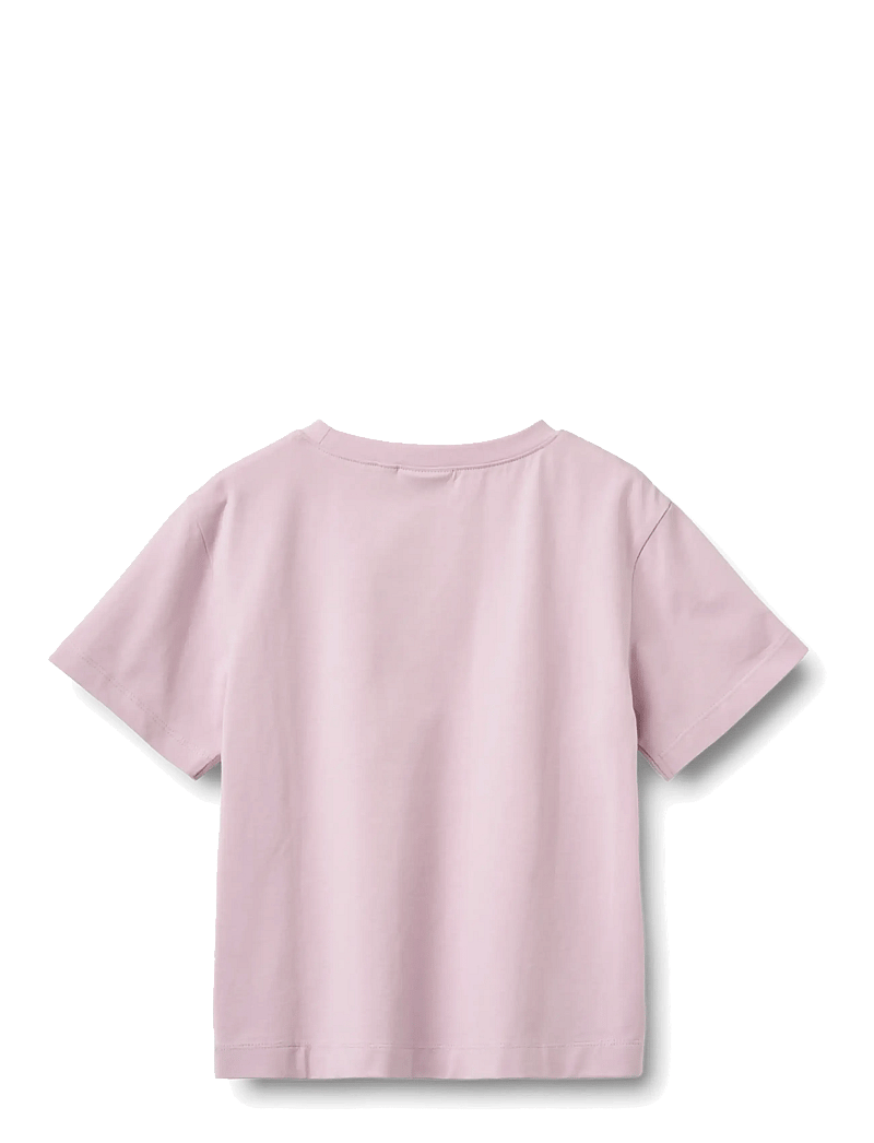 Wheat - 2 T-shirt S/S Ella - kortærmede t-shirts - magenta heart flowers - 5