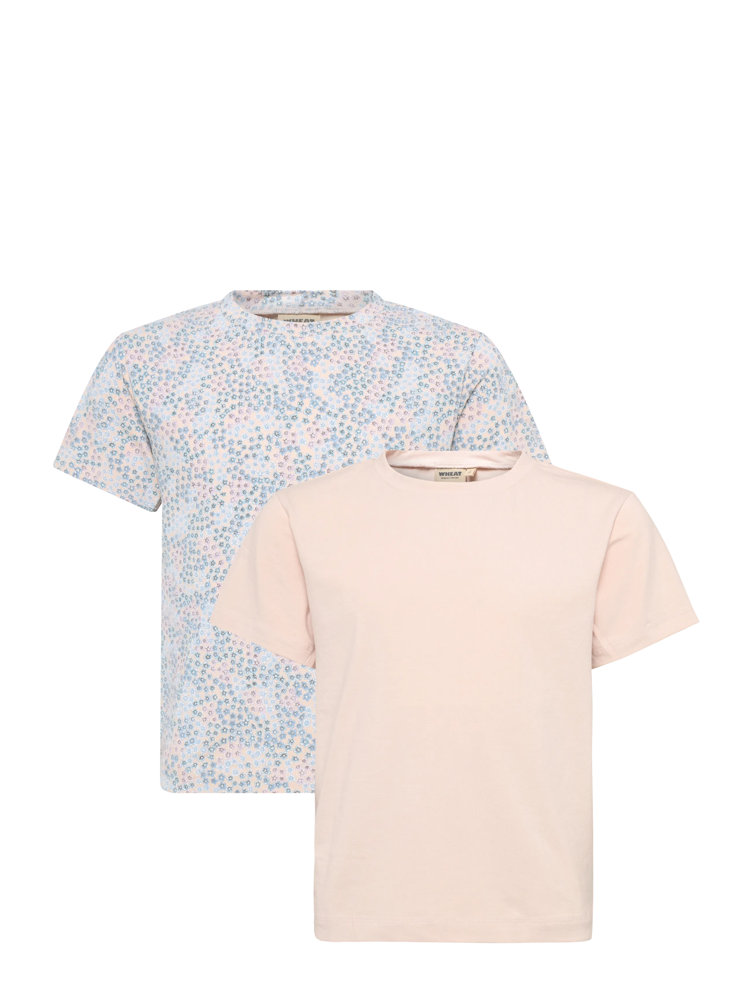 Wheat 2 T-Shirt S/S Ella, 116, T-shirts, Rosa - Short-sleeved, Kinder