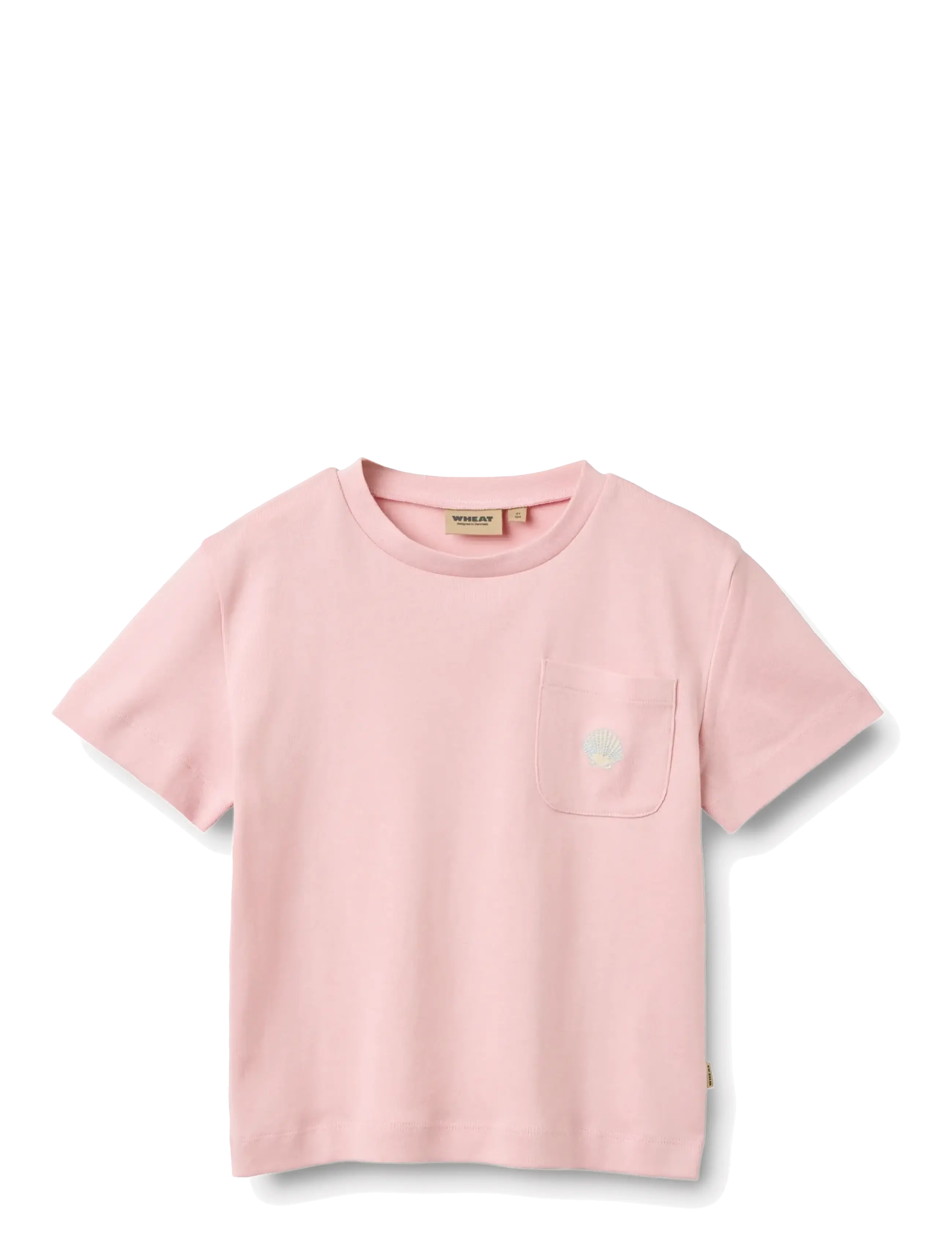 Wheat T-shirt S/S Elsine - Kids 98-134 - CORAL BLUSH / pink/rose