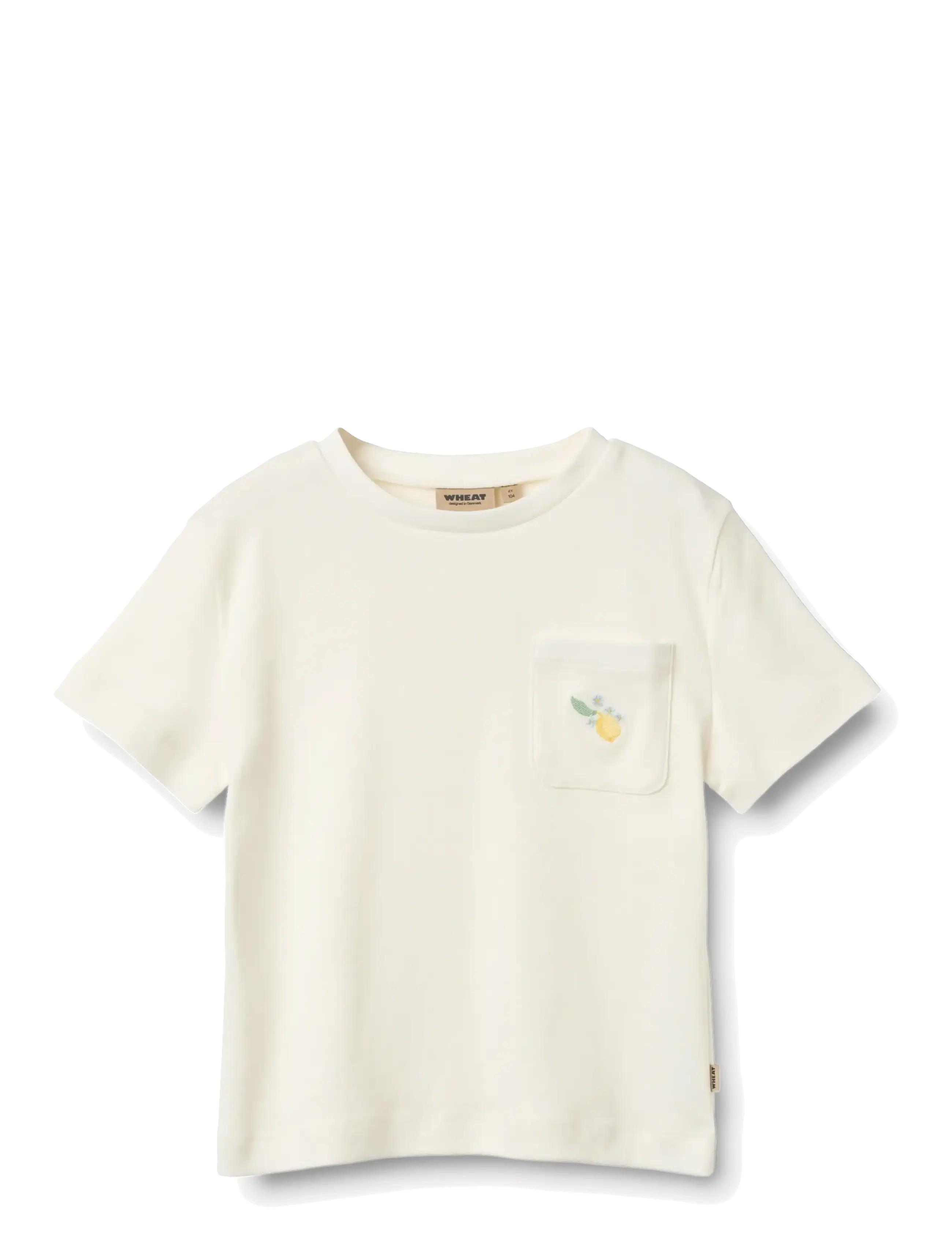Wheat T-shirt S/S Elsine - Toppar & T-shirts - IVORY / white