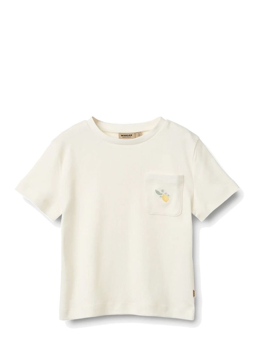 Wheat - T-shirt S/S Elsine - lühikeste varrukatega t-särgid - ivory - 0