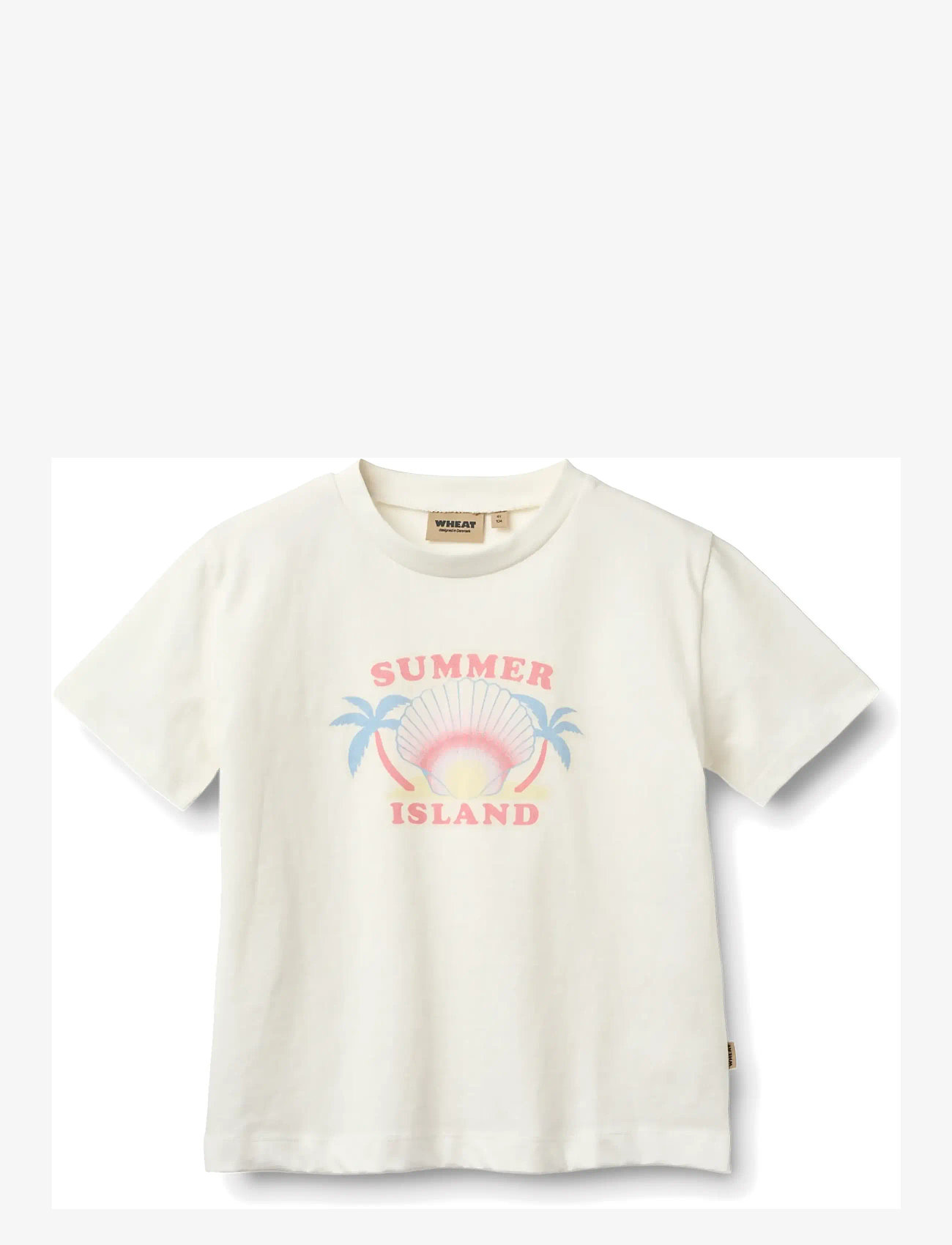 Wheat - T-shirt S/S Mirsa - short-sleeved t-shirts - cloud - 0