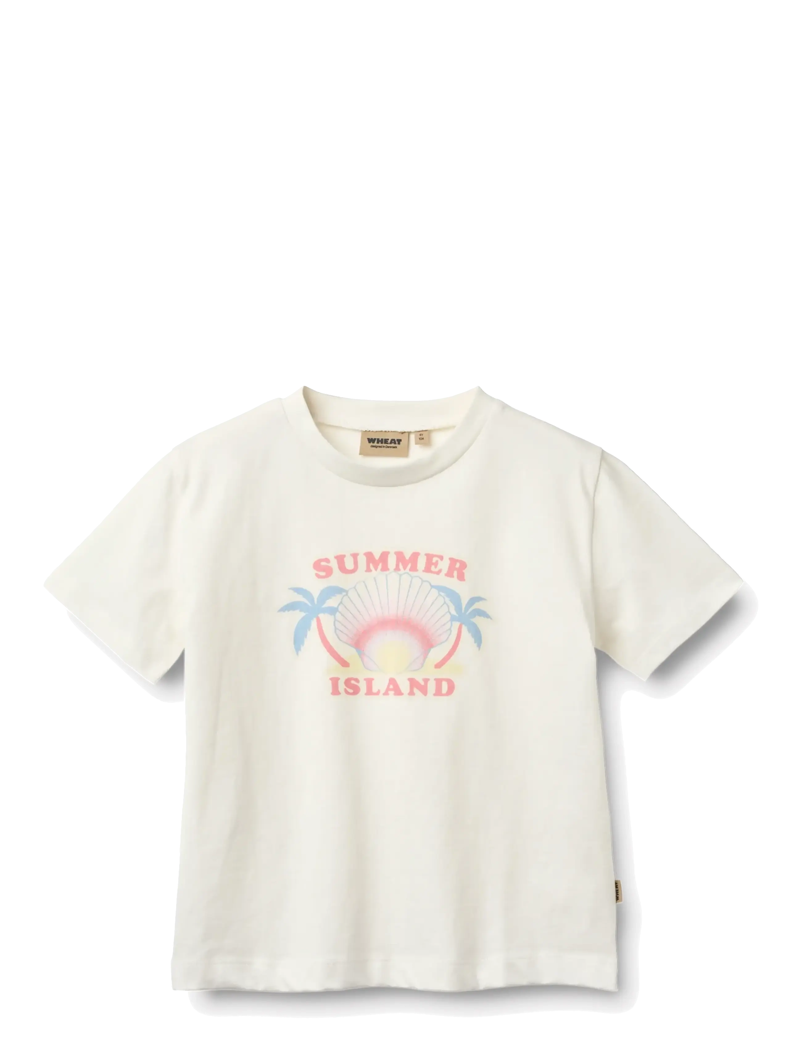Wheat T-shirt S/S Mirsa - Teismelised 140-176 - CLOUD / white