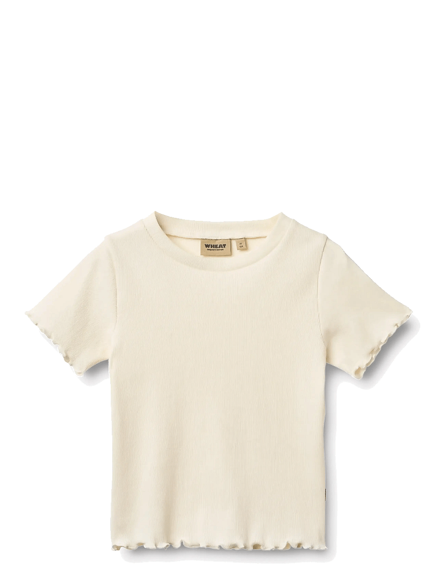 Wheat - 2 Rib T-shirt S/S Alicia - kurzärmelige - rose flowers - 3