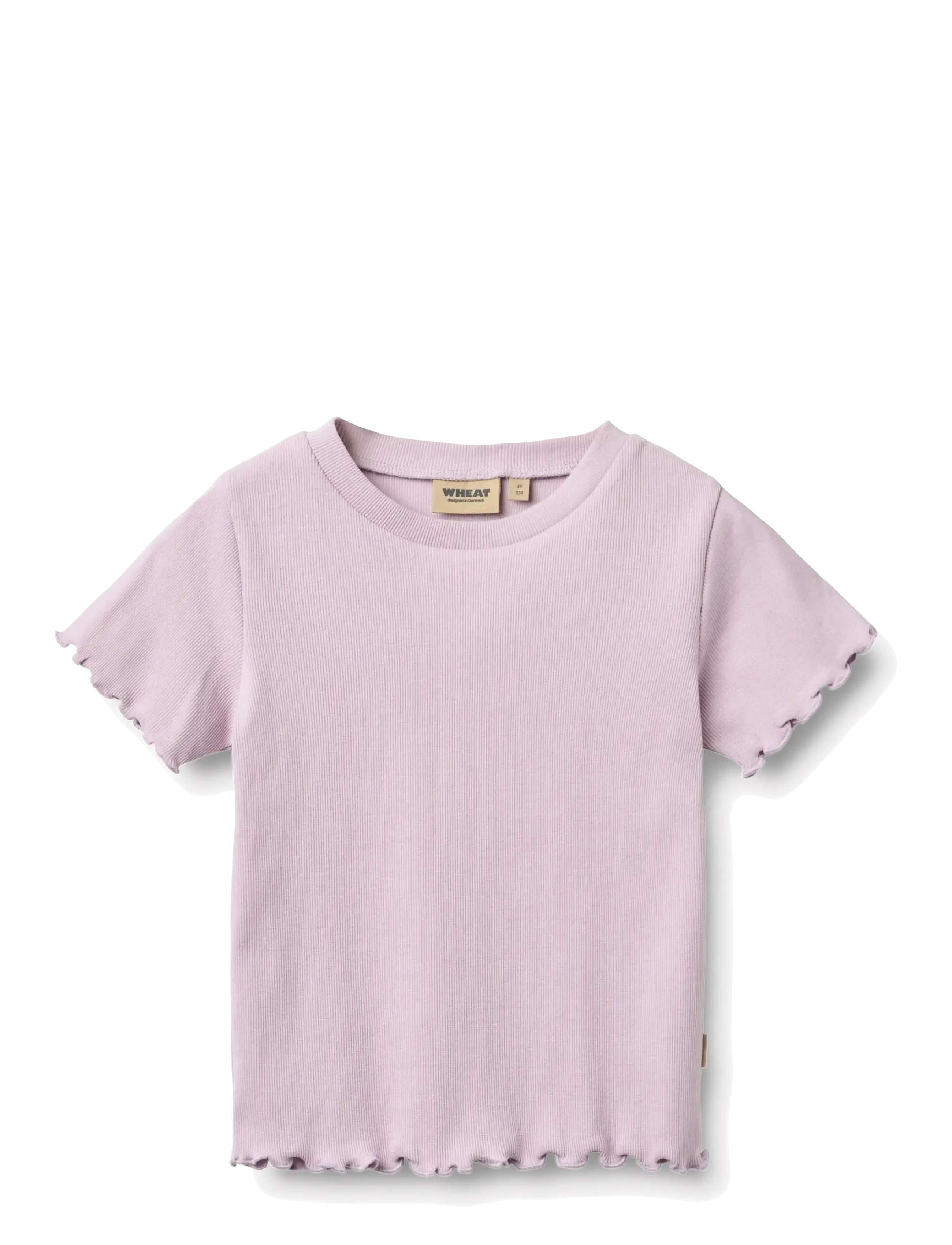 Wheat - 2 Rib T-shirt S/S Alicia - pink blue flowers - 3