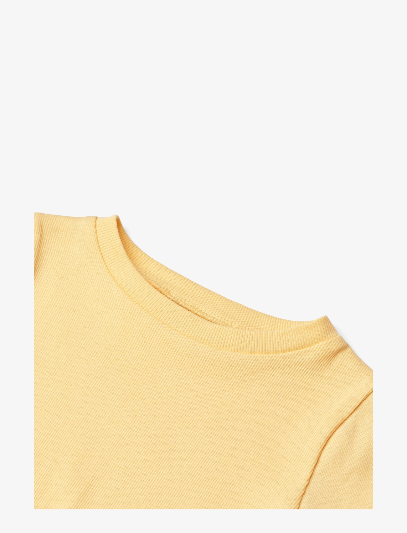Wheat - Rib T-shirt S/S Alicia - kortærmede t-shirts - golden yellow - 2